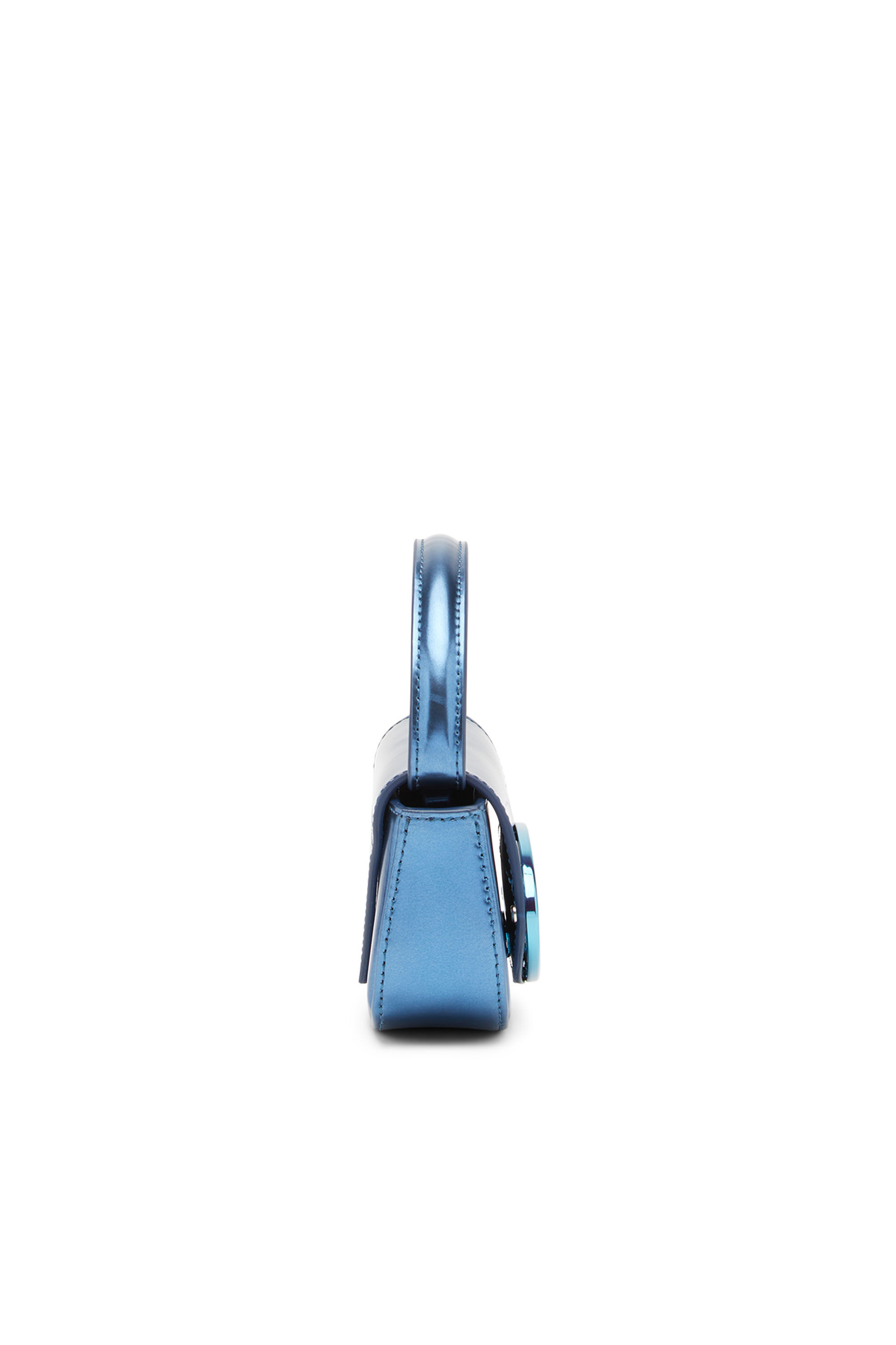 Diesel - 1DR-XS-S, Woman's 1DR-XS-S-Iconic mini bag in mirrored leather in Blue - 4