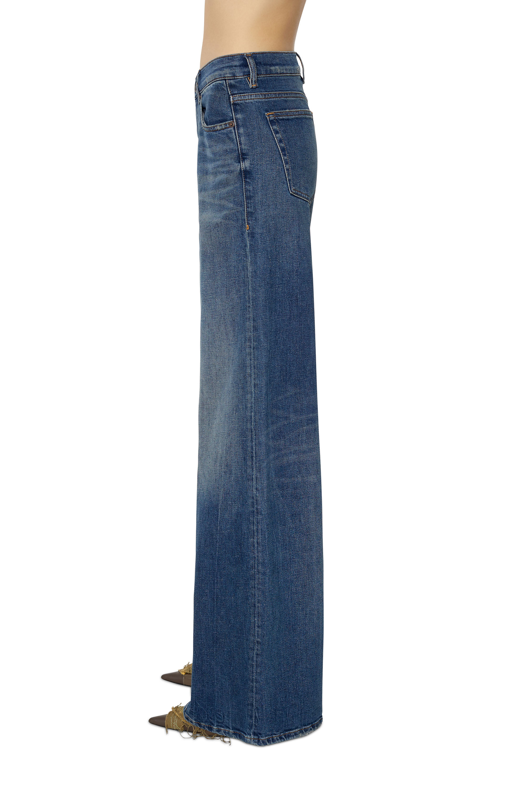 Diesel - 1978 D-Akemi 09E66 Bootcut and Flare Jeans, Dark Blue - Image 5