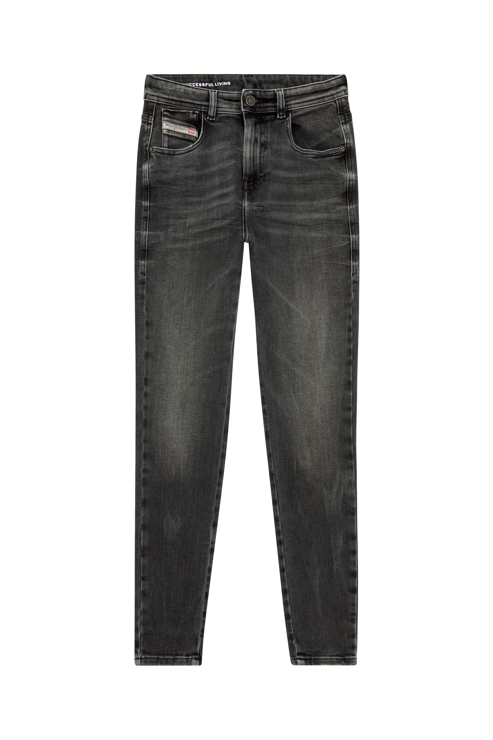 Diesel - Super skinny Jeans 1984 Slandy-High 09H87, Black/Dark grey - Image 1