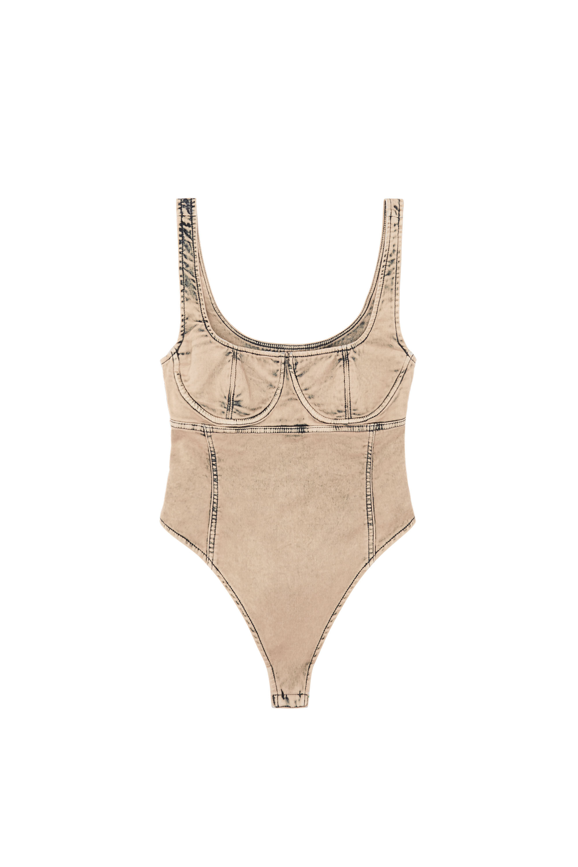 Diesel - D-GELLERT FS TRACK DENIM BODYSUIT,  - Image 2