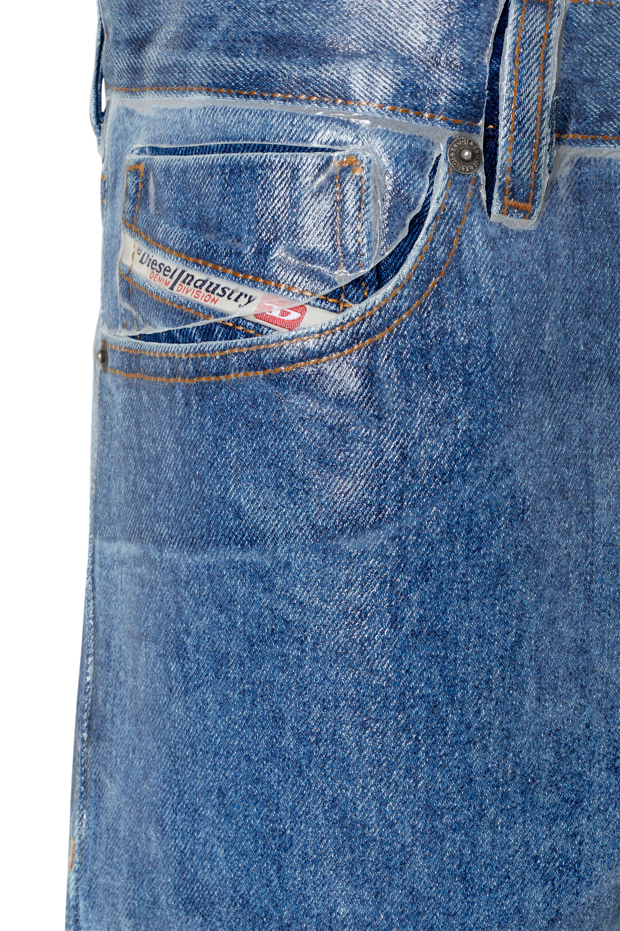 Diesel - 1995 D-Sark 007H7 Straight Jeans, Dark Blue - Image 6