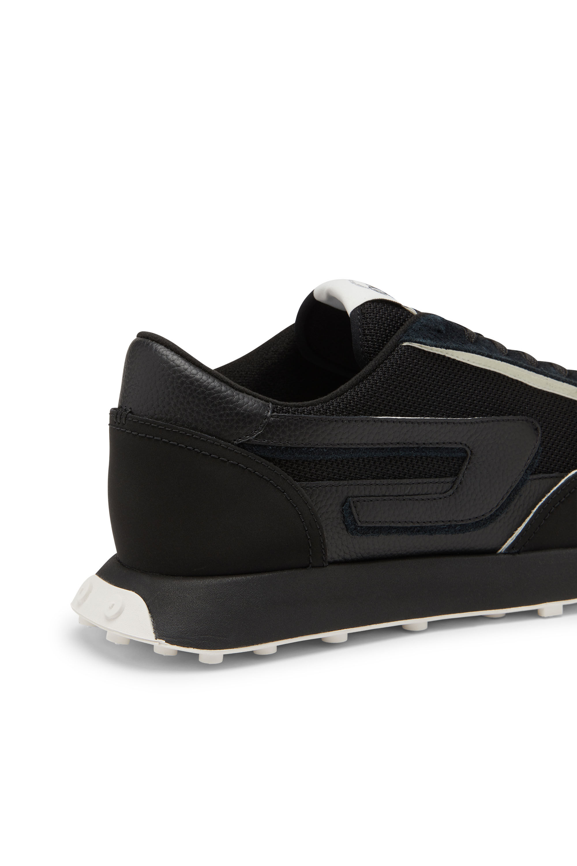 Diesel - S-RACER LC, Man's S-Racer Lc - Sneakers in mesh, suede and leather in Black - 7