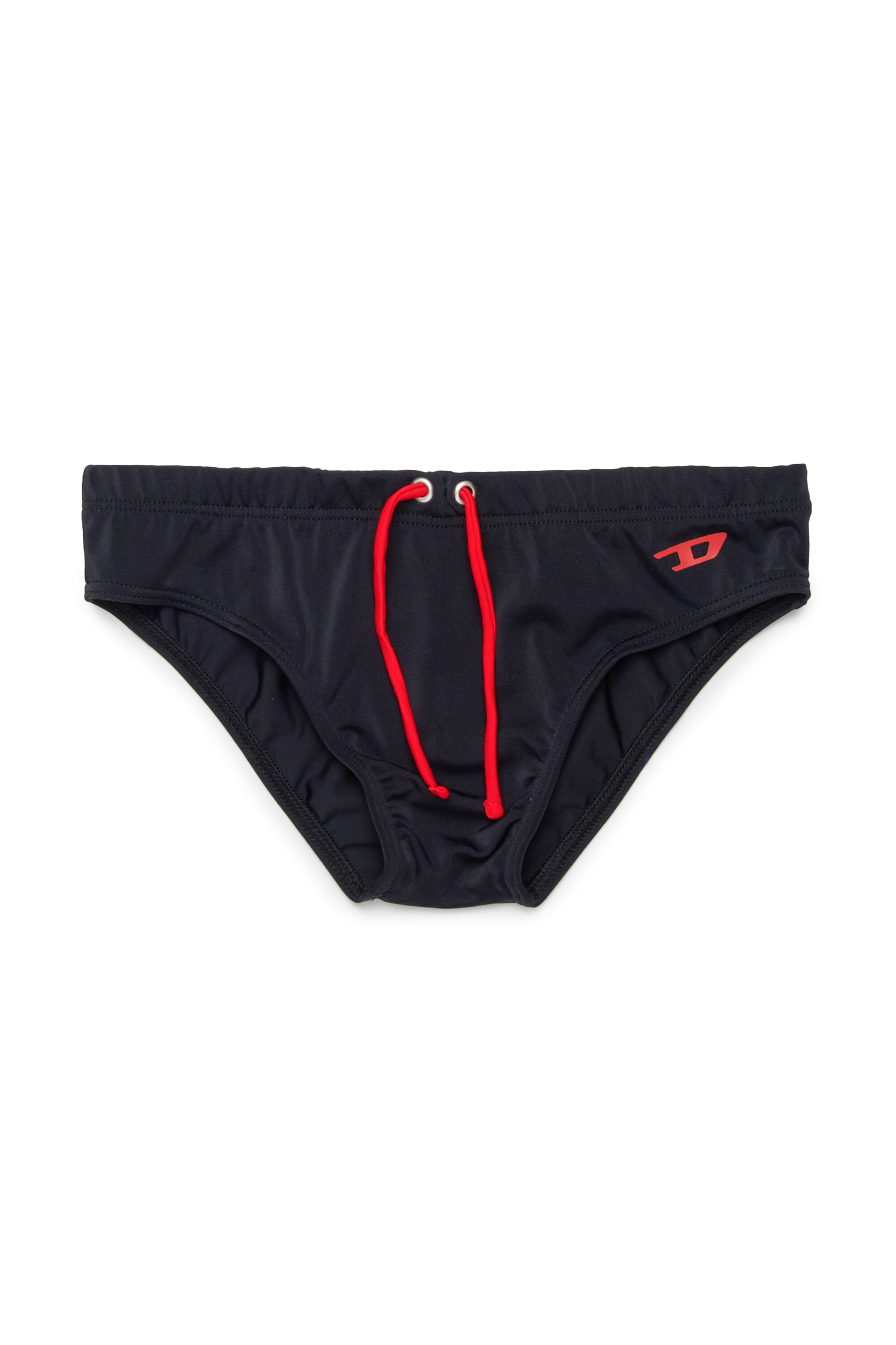 Diesel - MILARDY, Man's Swim briefs with adjustable drawstring in Black - 1