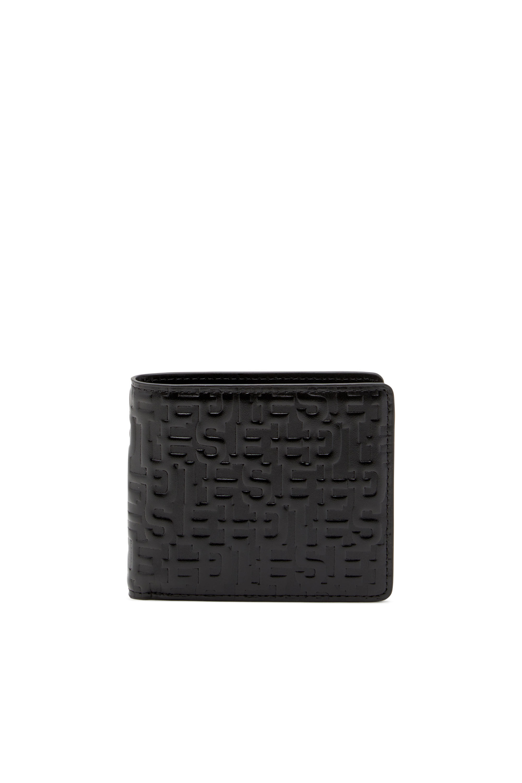 Diesel - PC MONOGRAM BI-FOLD COIN S, Black - Image 1