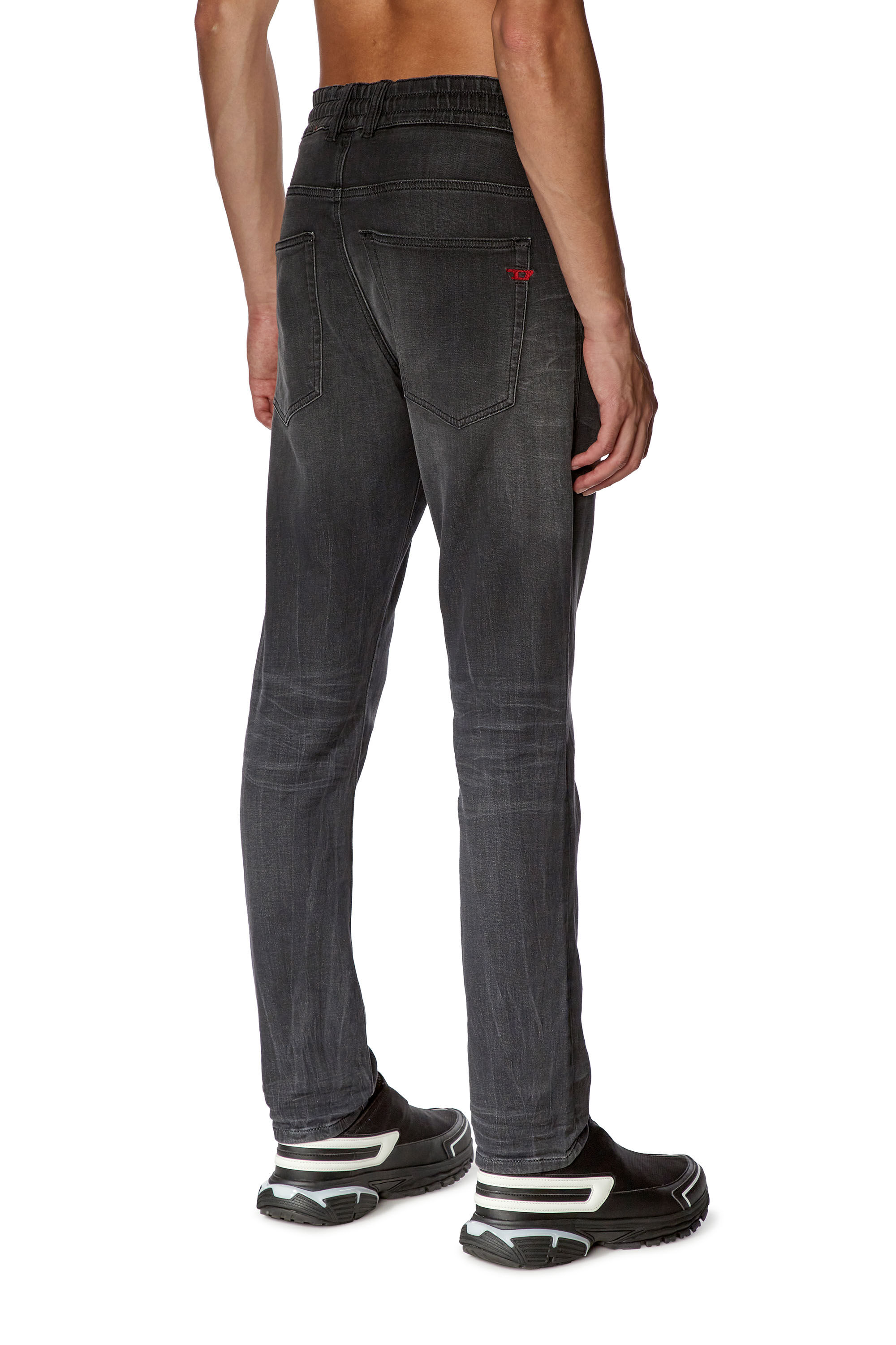 Diesel - Tapered 2030 D-Krooley Joggjeans® 068FS, Black/Dark grey - Image 4