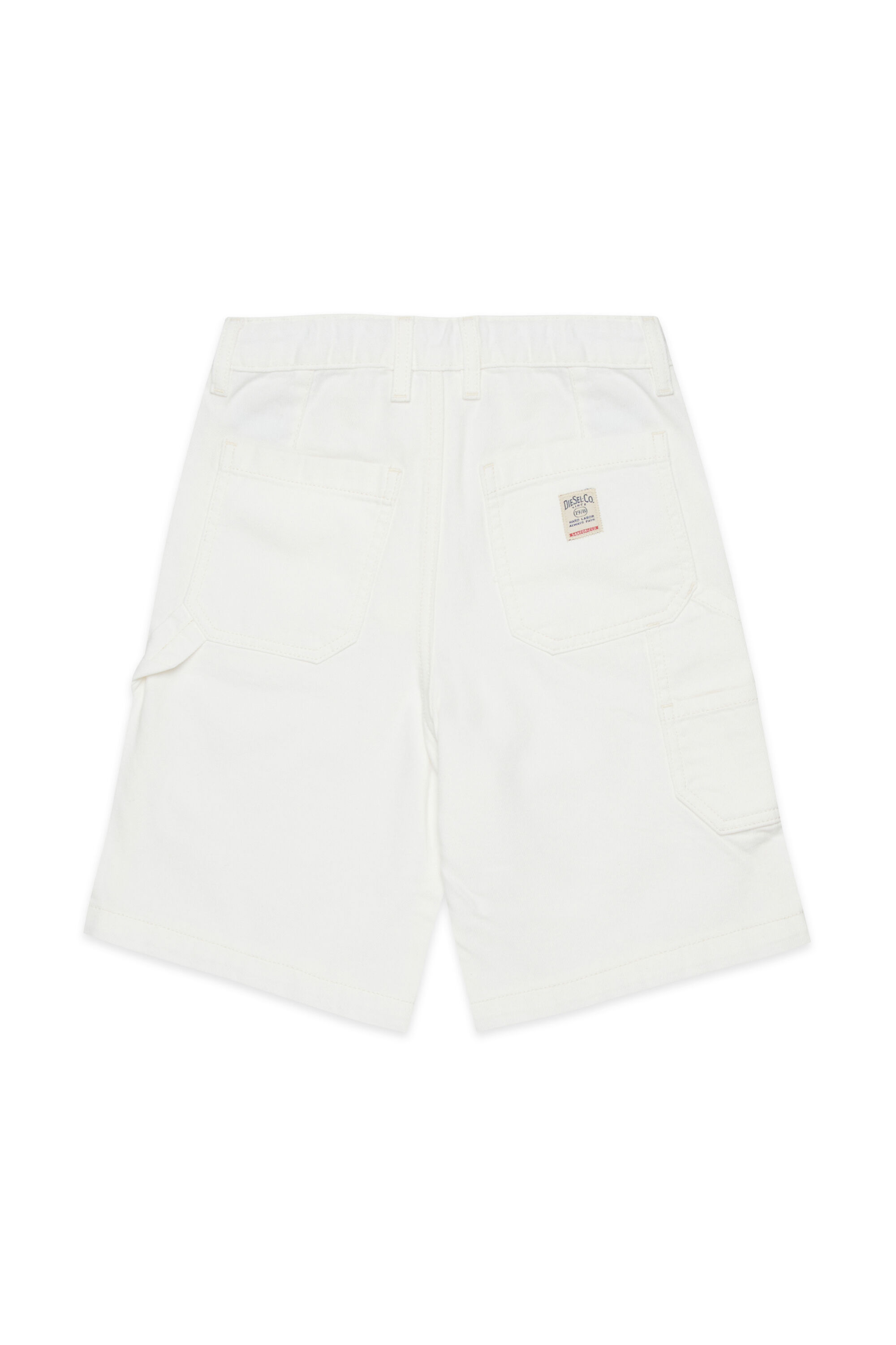 ‪‪ririma様　short pants white Boy'sDenim shorts with utility pockets | White | Diesel DK