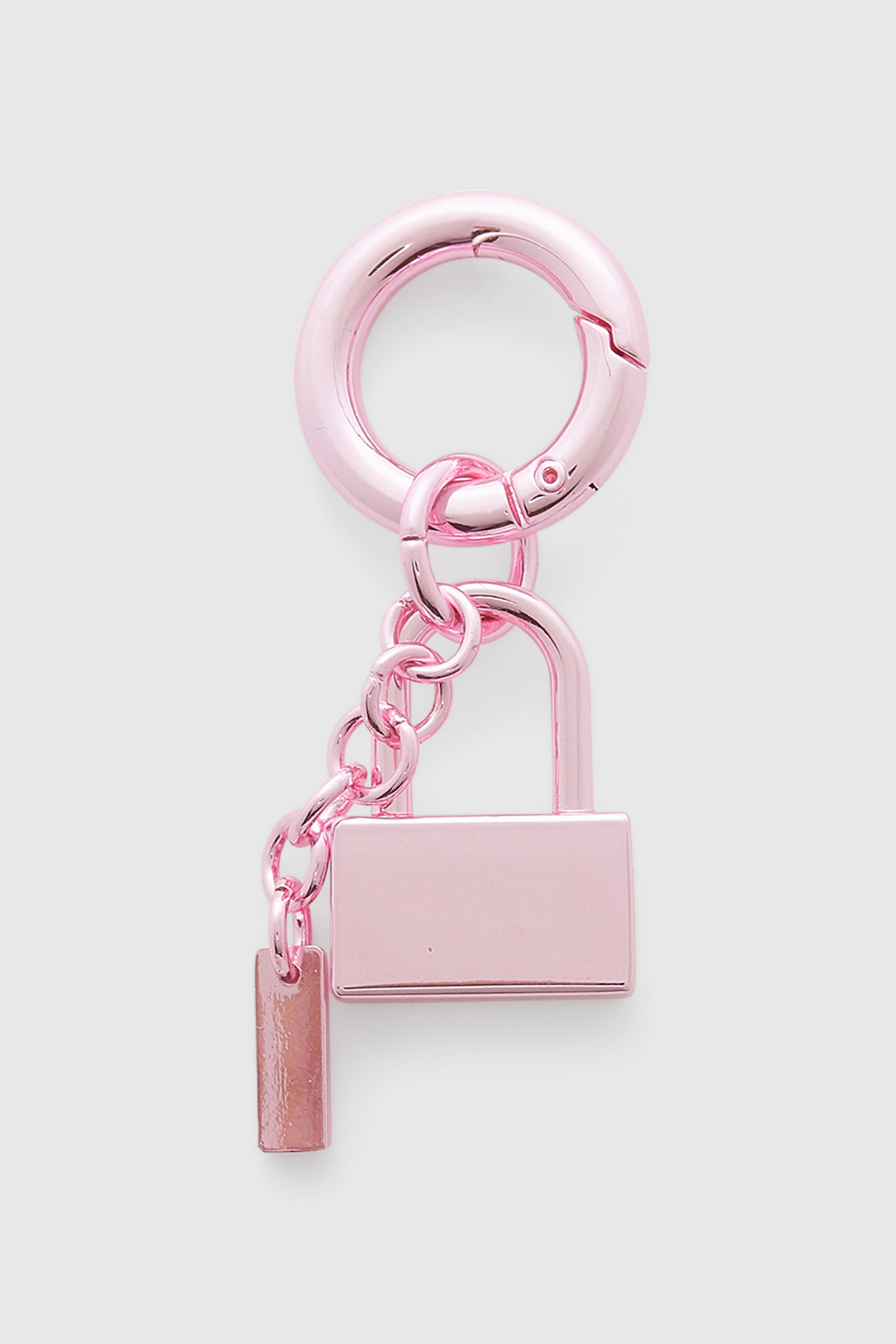 DIESEL ピンク キーホルダー A Women's Metal keyring charm with padlock design | Pink | Diesel