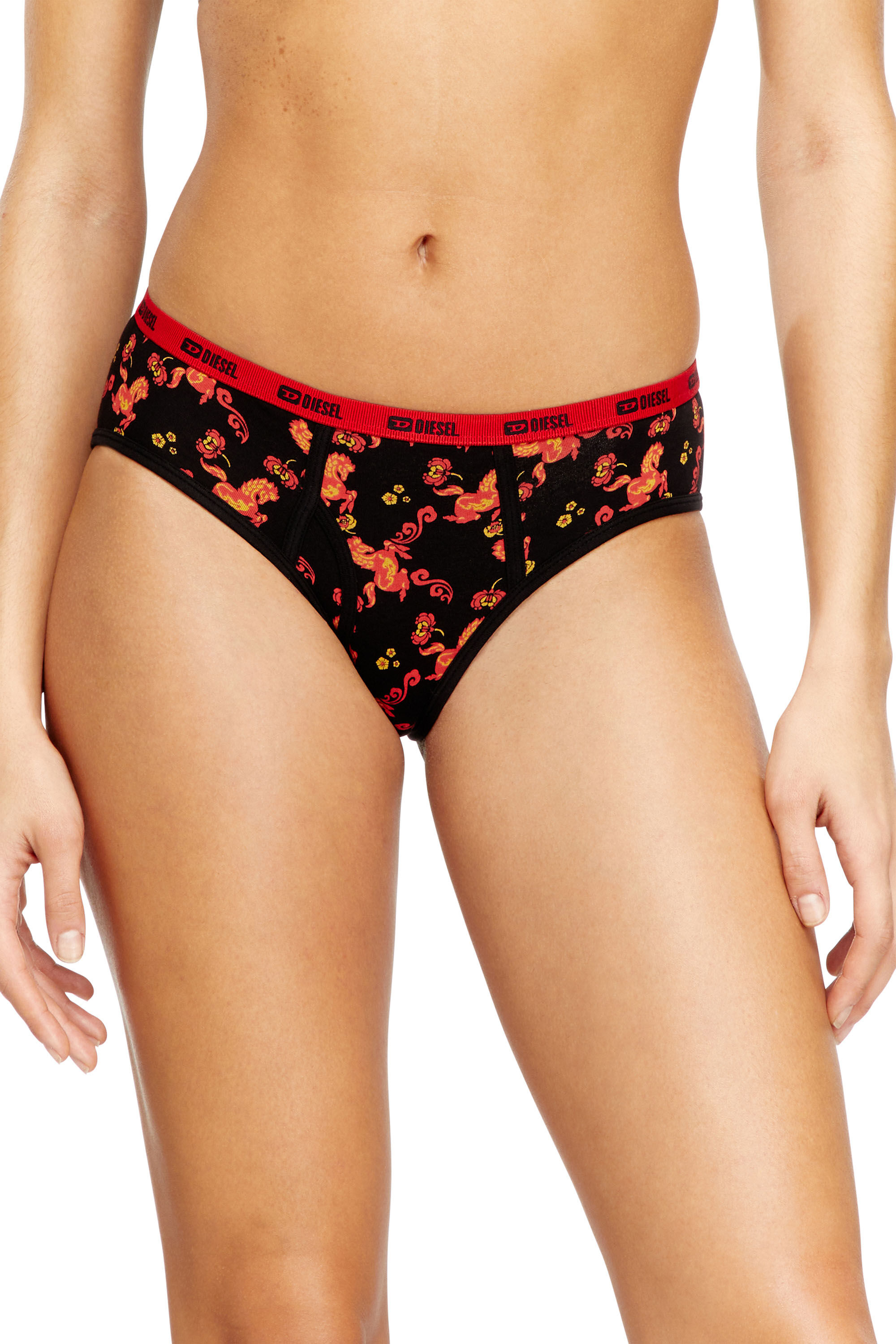 Diesel - OXY-GFT-3PACK, Woman's Three-pack briefs with horse pattern in null - 3