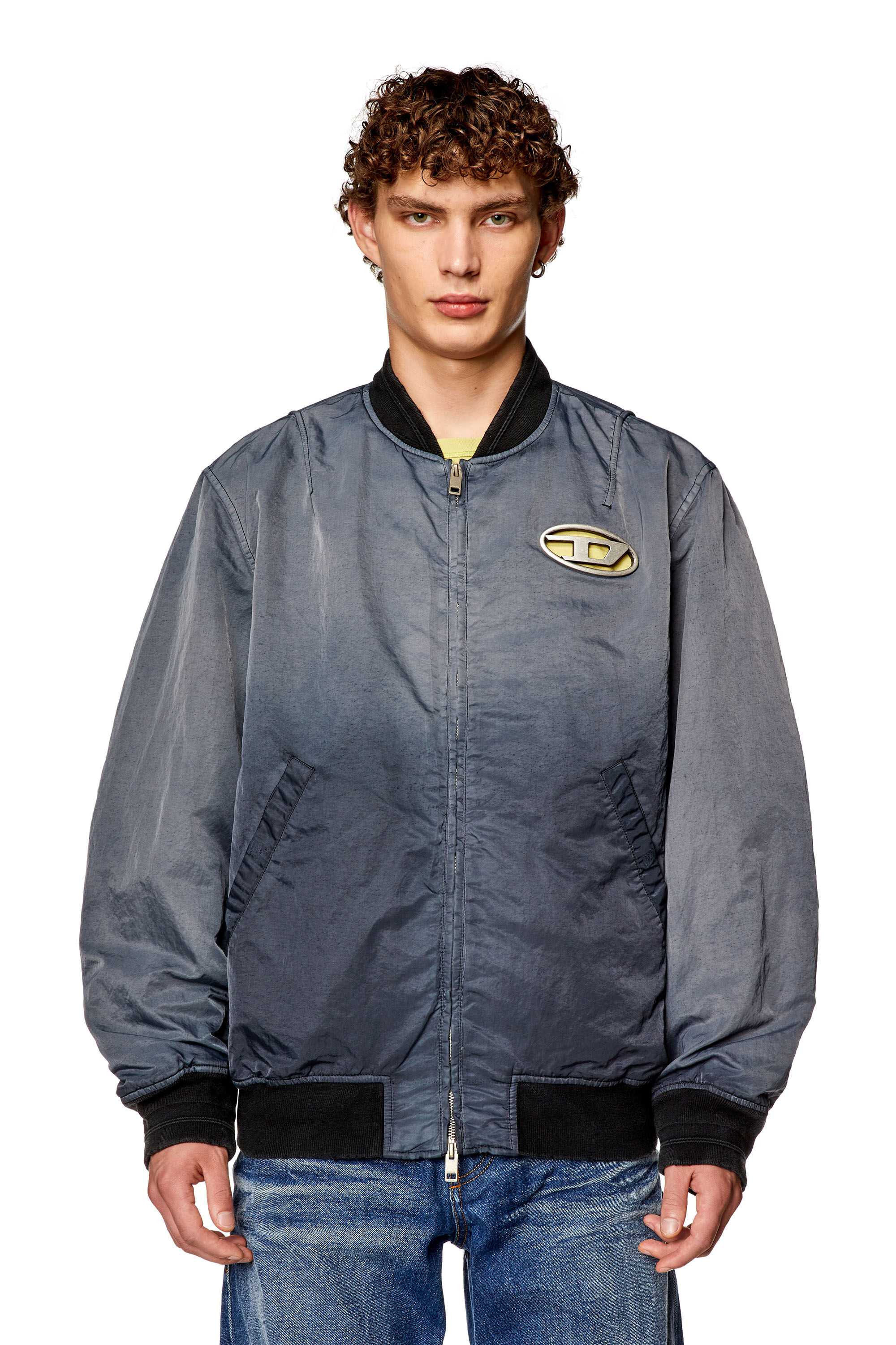 Men s D grad padded bomber jacket J KEPES Diesel