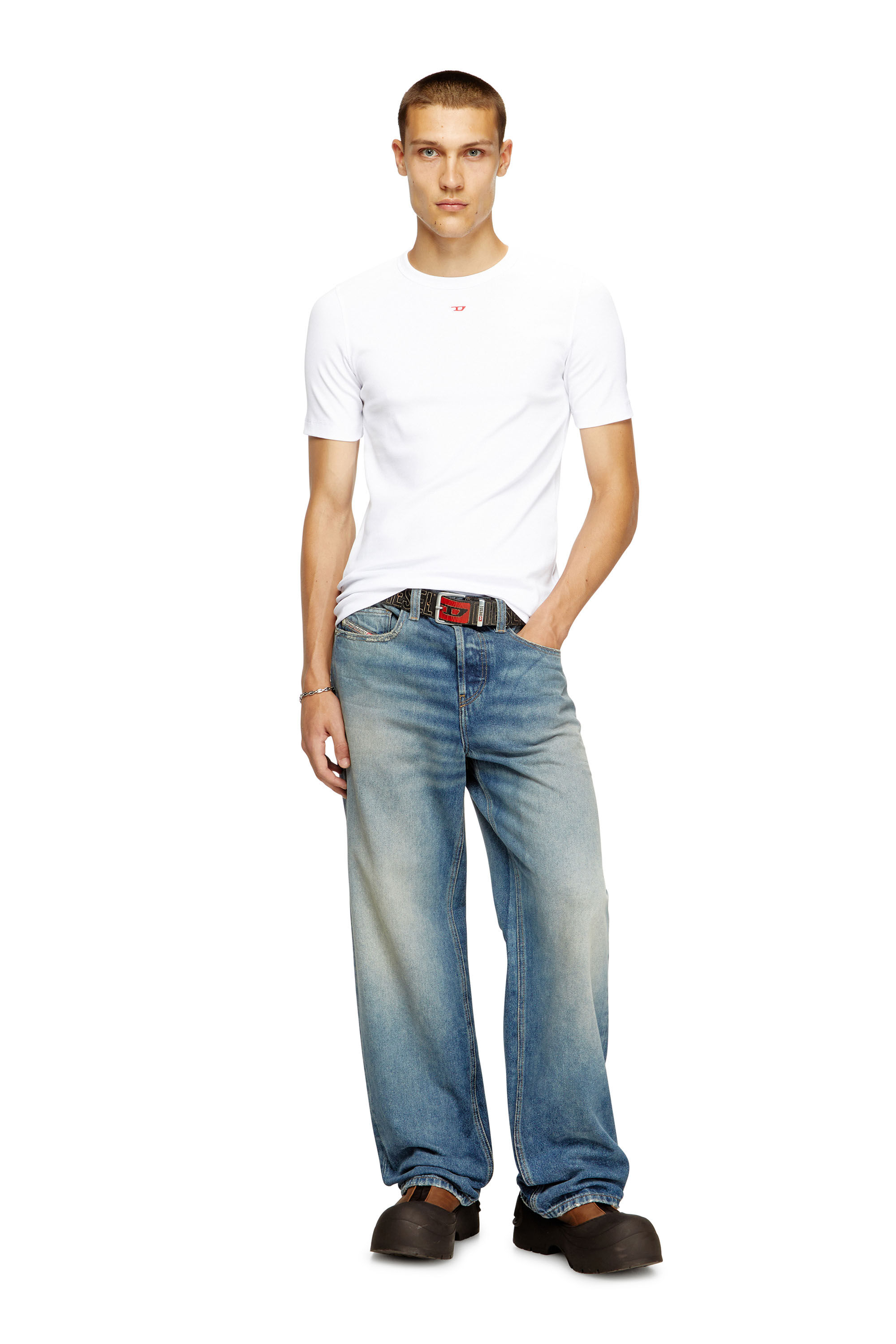 【国内即発】DIESEL『D-Ribber-N 半袖Tシャツ』送料込 国内即発】DIESEL『D-Ribber-N 半袖Tシャツ』送料込
