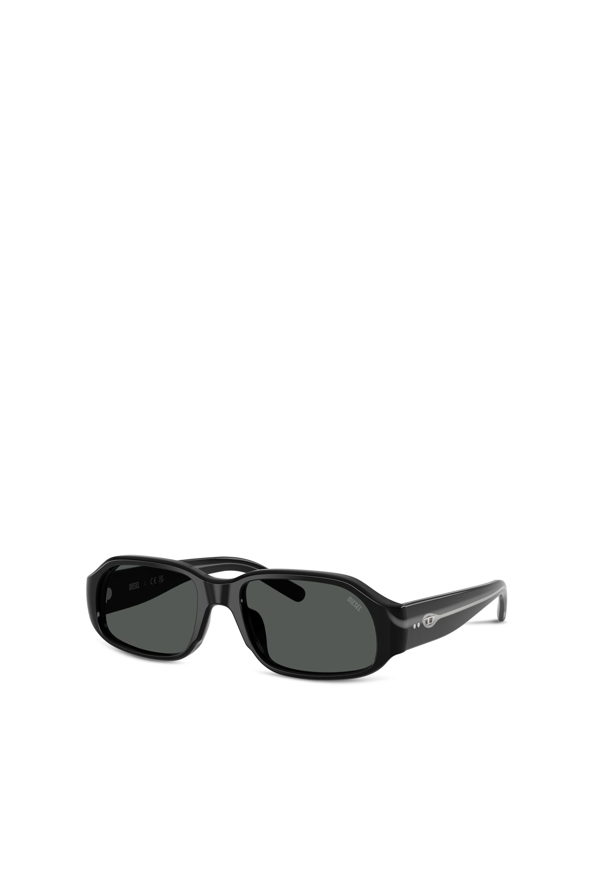Diesel - 0DL2009U, Unisex's Rectangle sunglasses in Black - 4