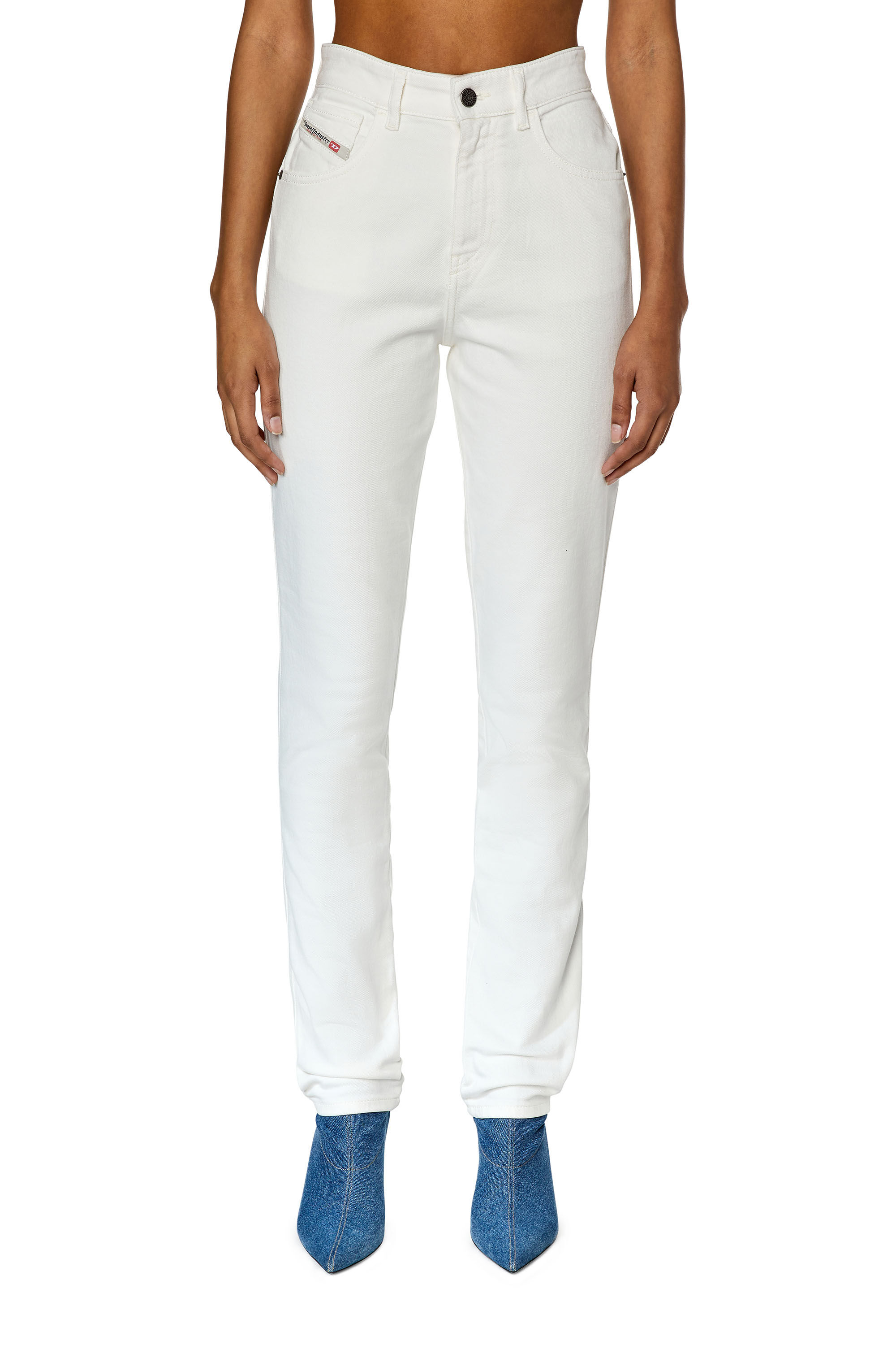 Diesel - Straight Jeans 1994 09D63, White - Image 3