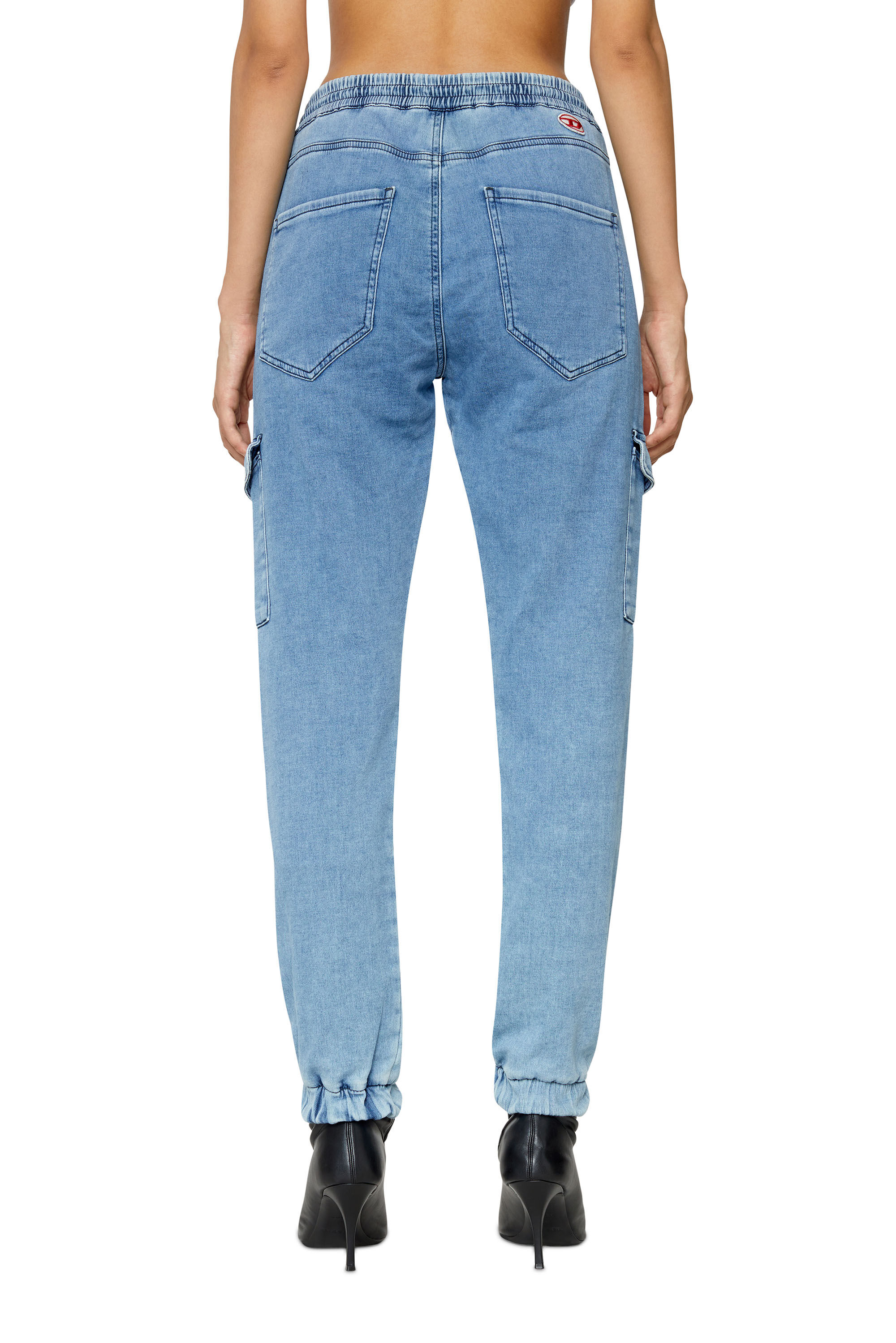 Diesel - D-Ursy Track Denim 069ZR Slim, Light Blue - Image 4