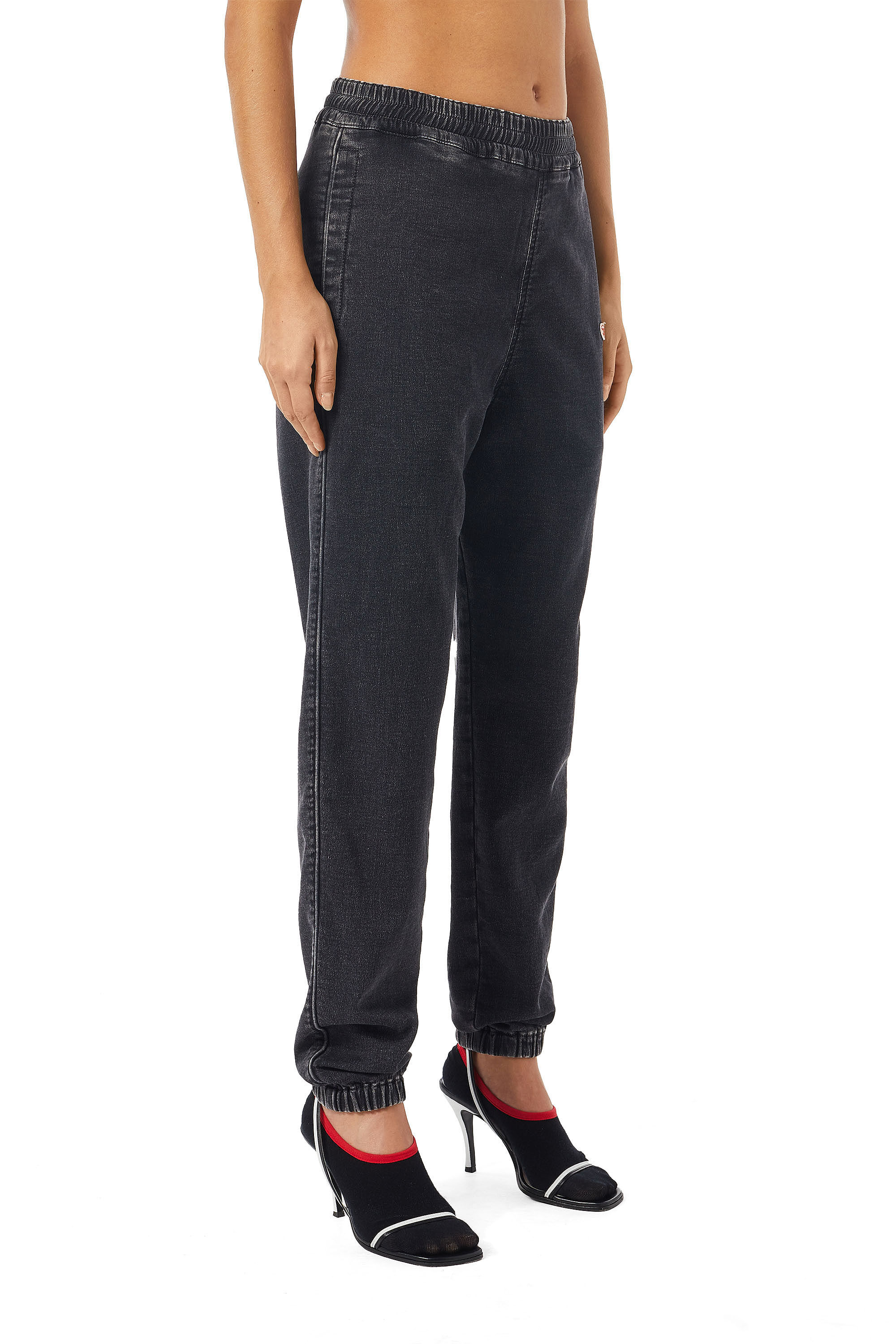 Diesel - D-Lab Track Denim 069ZE Tapered, Black/Dark grey - Image 5