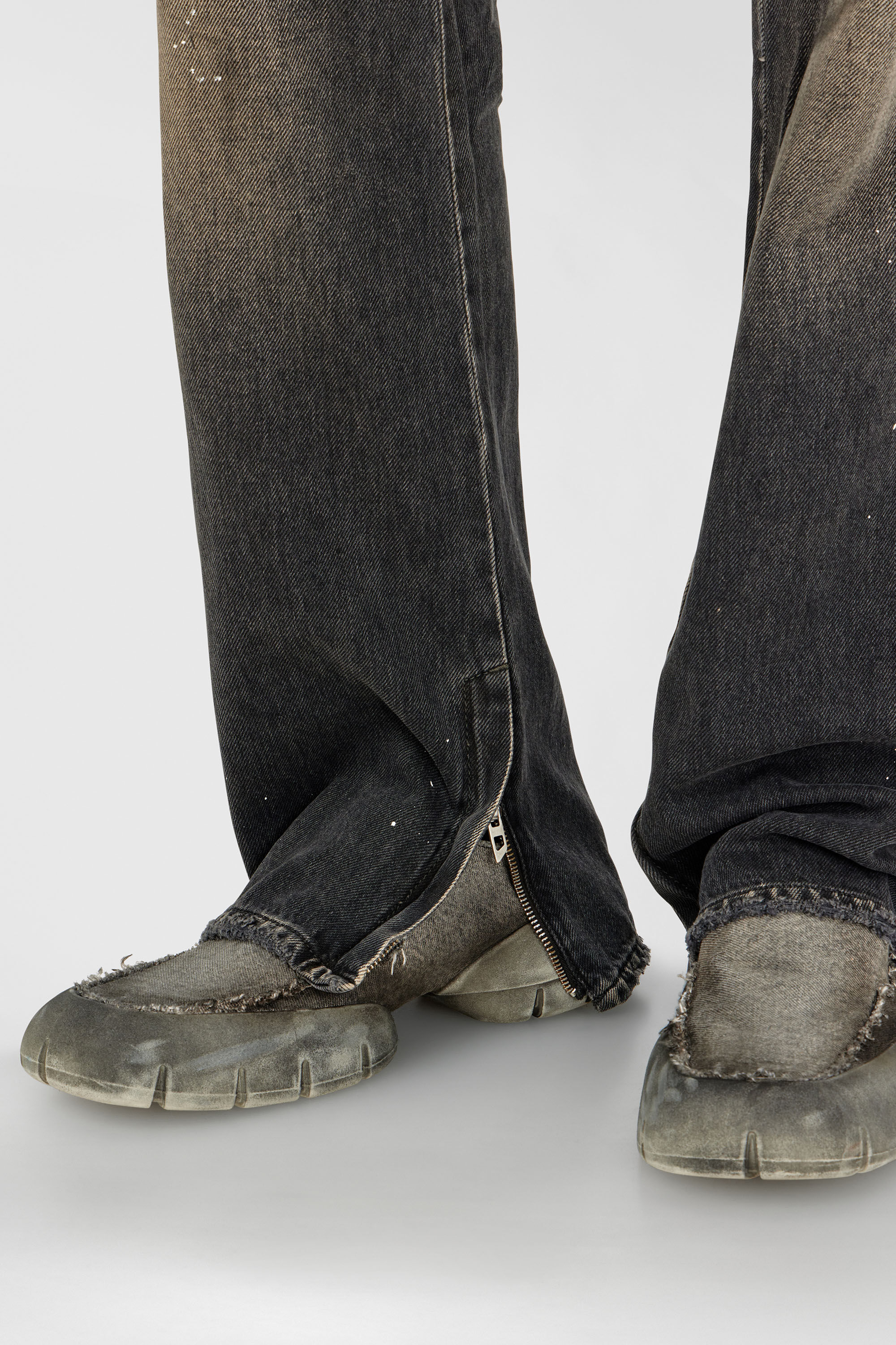 Diesel - Man's Bootcut Jeans 1998 D-Buck 09P64, Black/Dark grey - 7