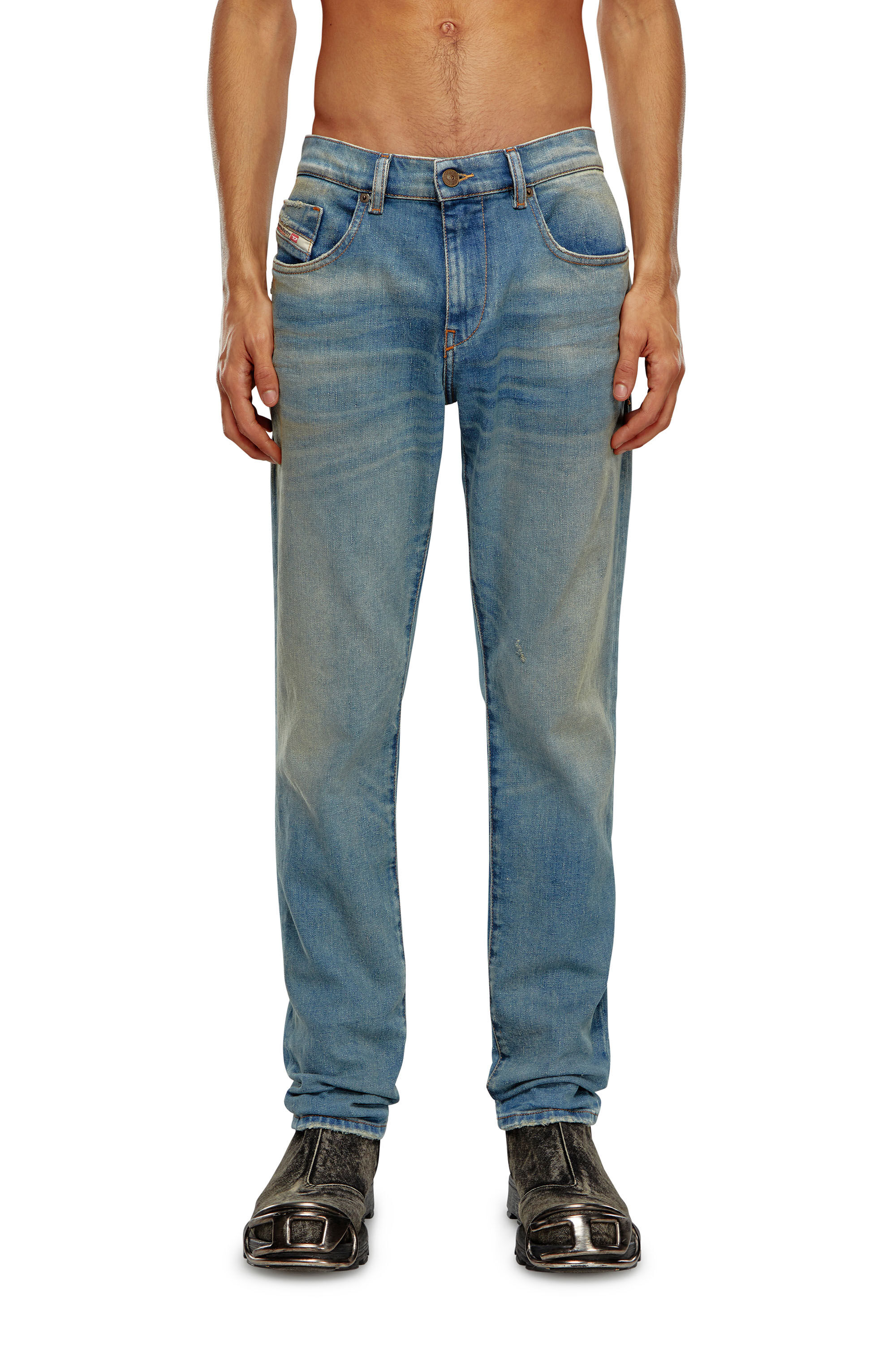 Diesel - Slim Jeans 2019 D-Strukt 09H50, Medium blue - Image 3