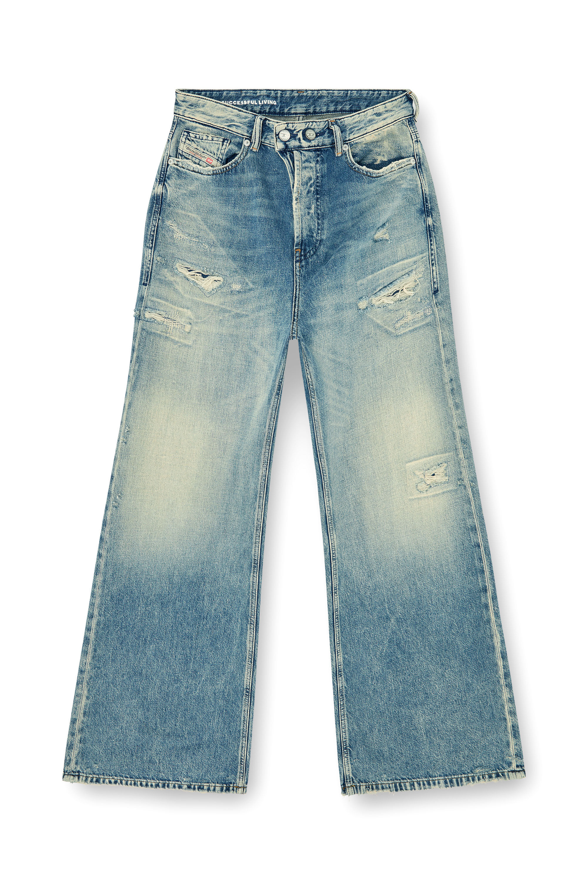 Diesel - Woman's Relaxed Jeans 1996 D-Sire 09P62, Medium blue - 6