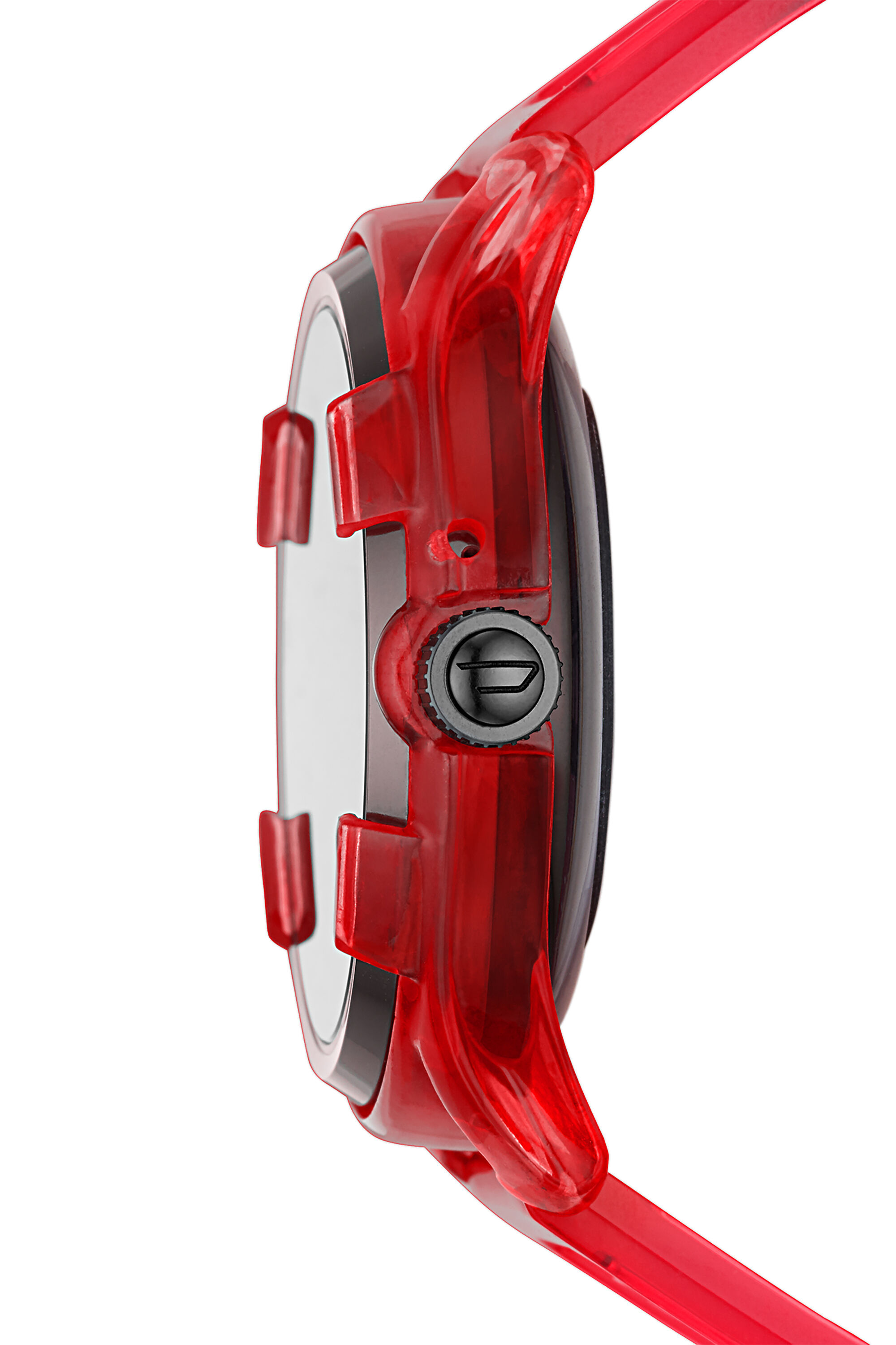 送料無料 ギフト Red - Smartwatch Fadelite On Diesel Men's Transparent Diesel | 時計