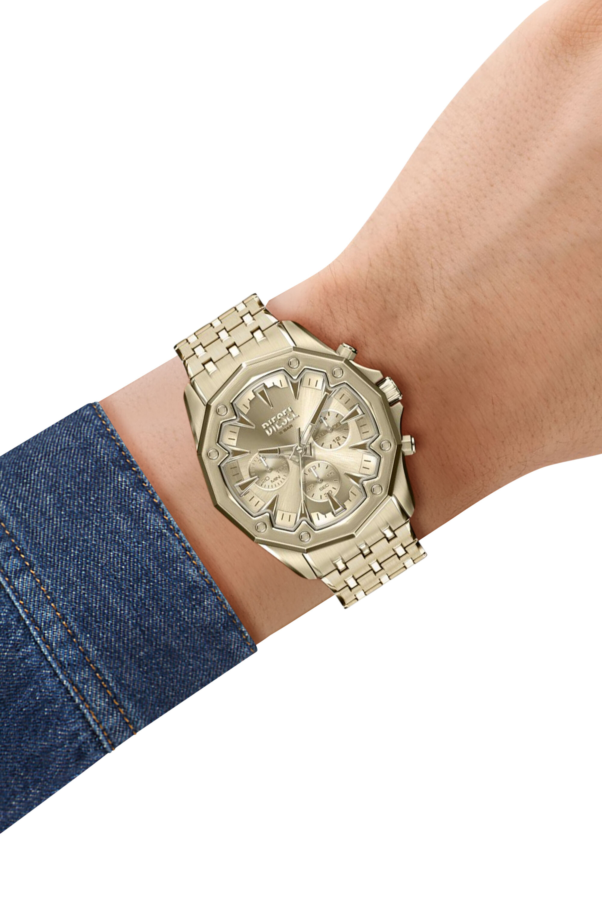 Men's Stinger Gold-Tone Stainless Steel Watch | Gold | Diesel