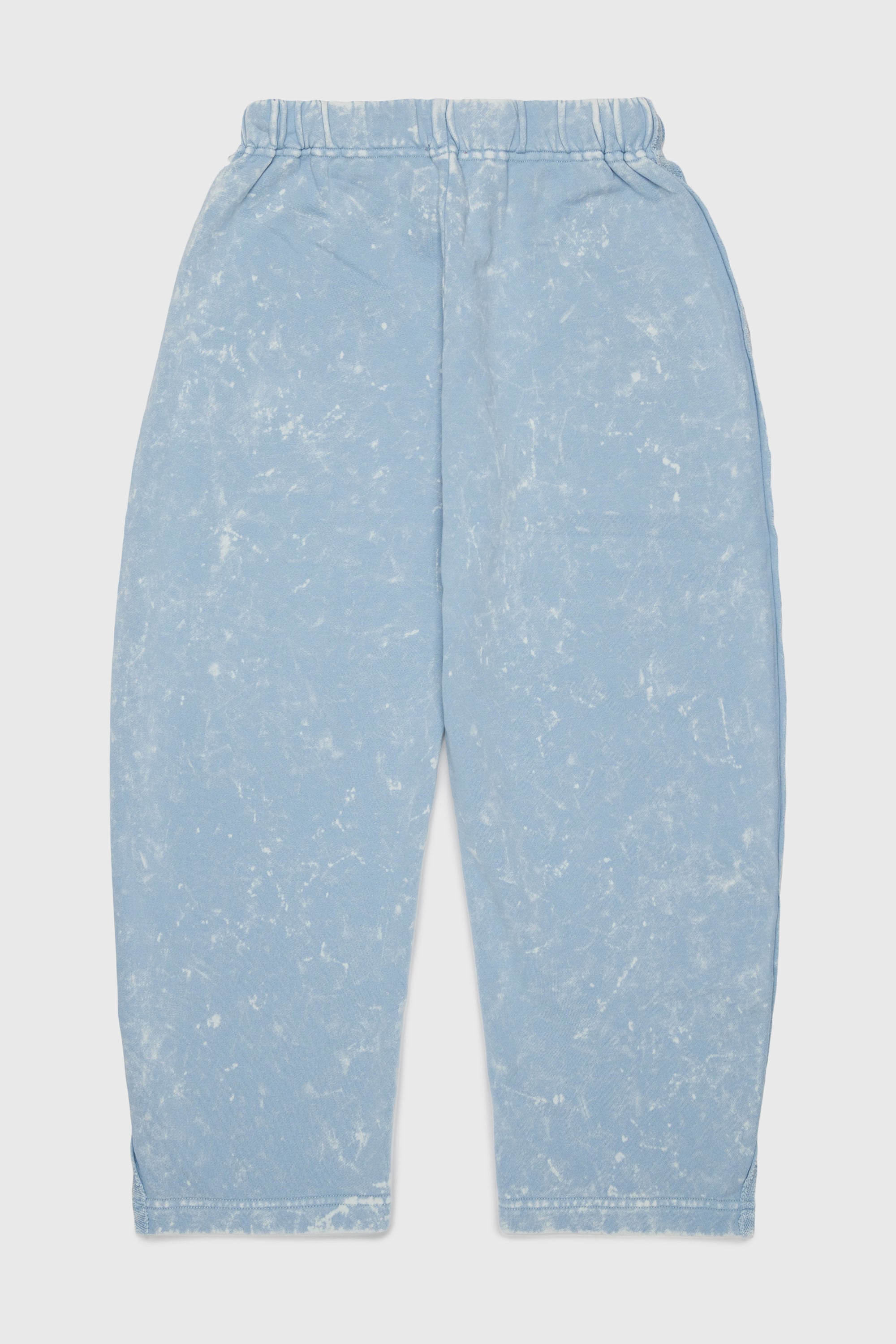 Diesel - PLOXY, Woman's Cotton sweatpants with marbled effect in Light Blue - 2
