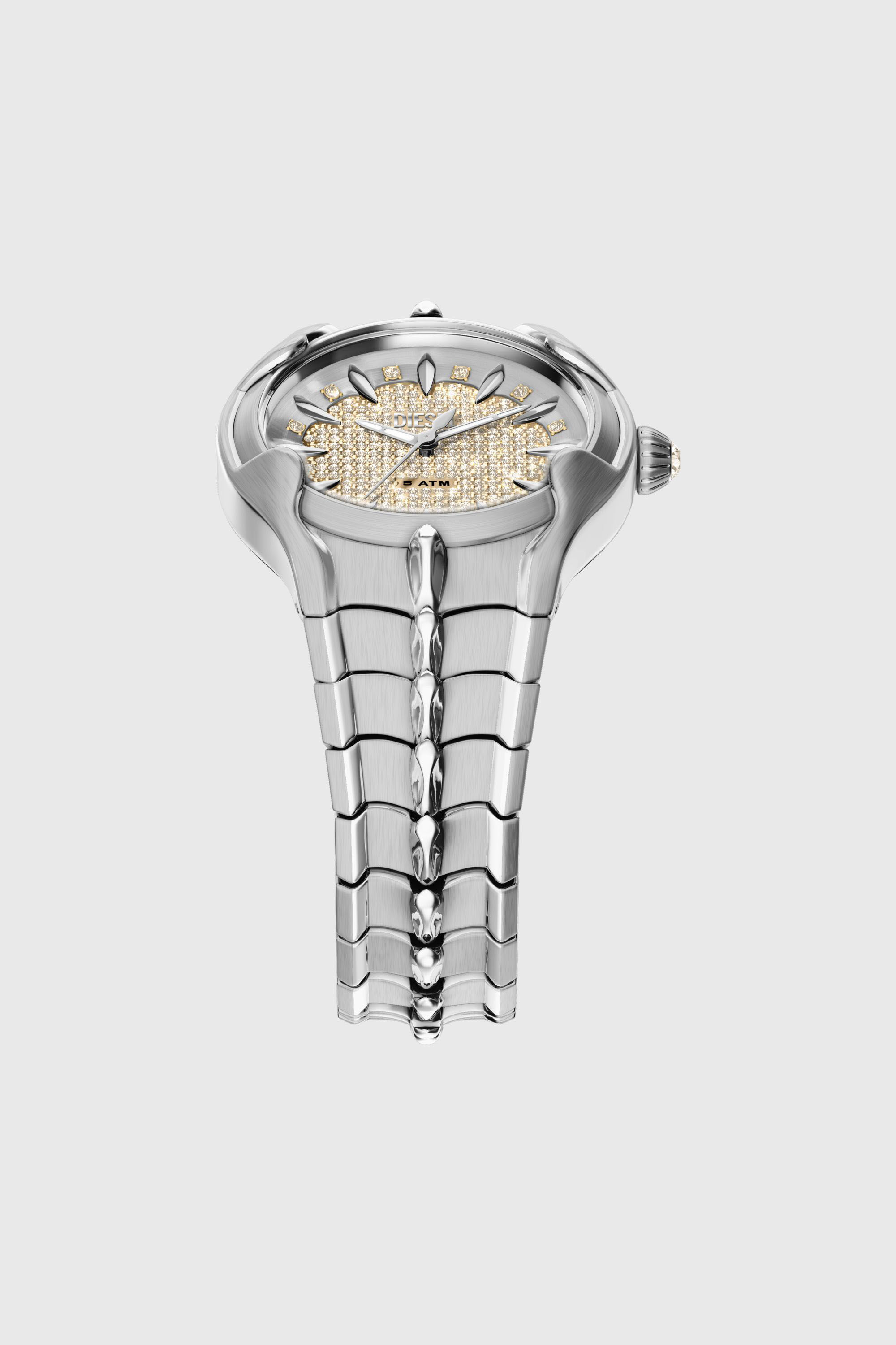 Diesel - DZ5631 WATCH, Man's Vert Stainless Steel Watch in Silver - 4