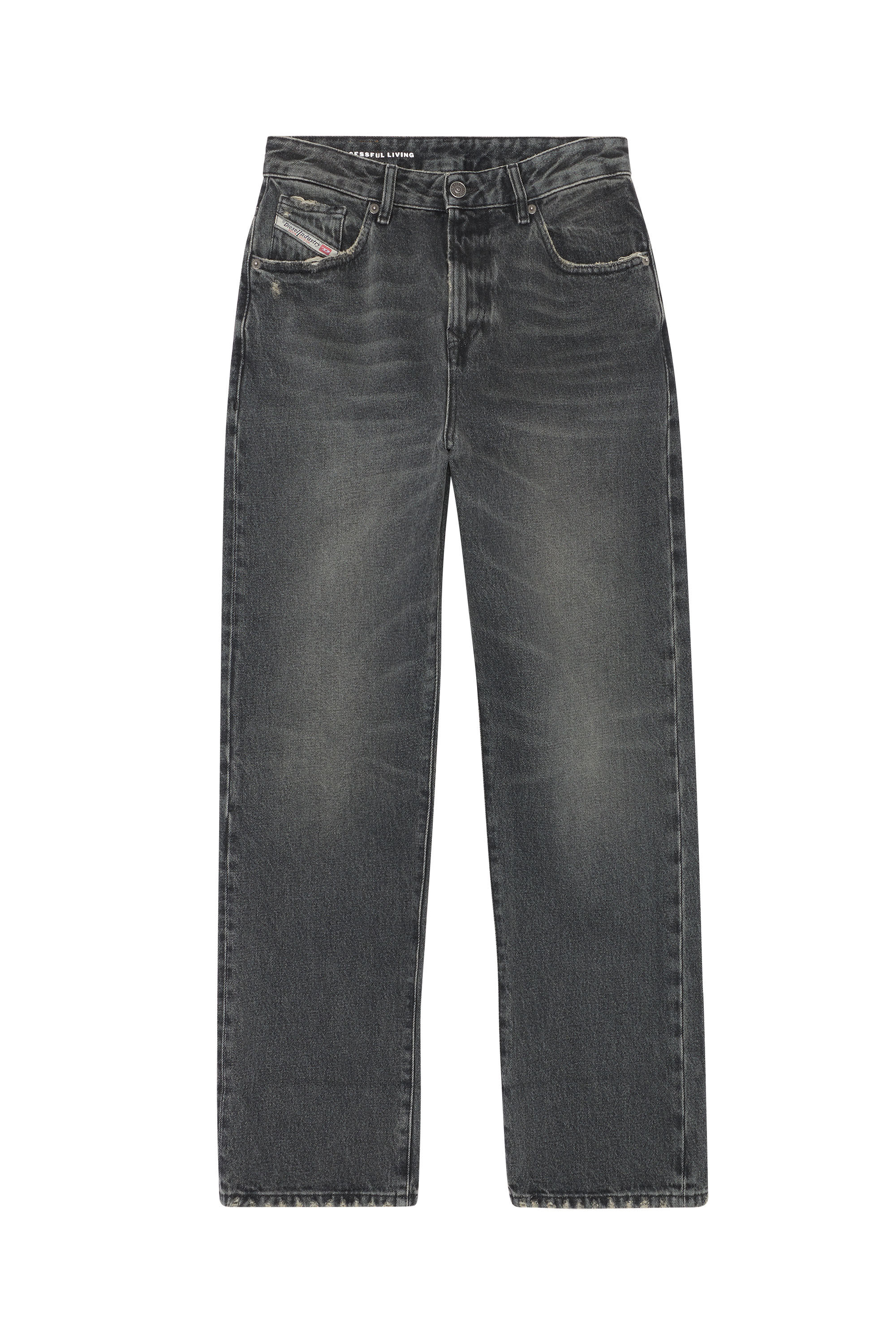 Diesel - 1999 D-Reggy 007K8 Straight Jeans, Black/Dark grey - Image 2