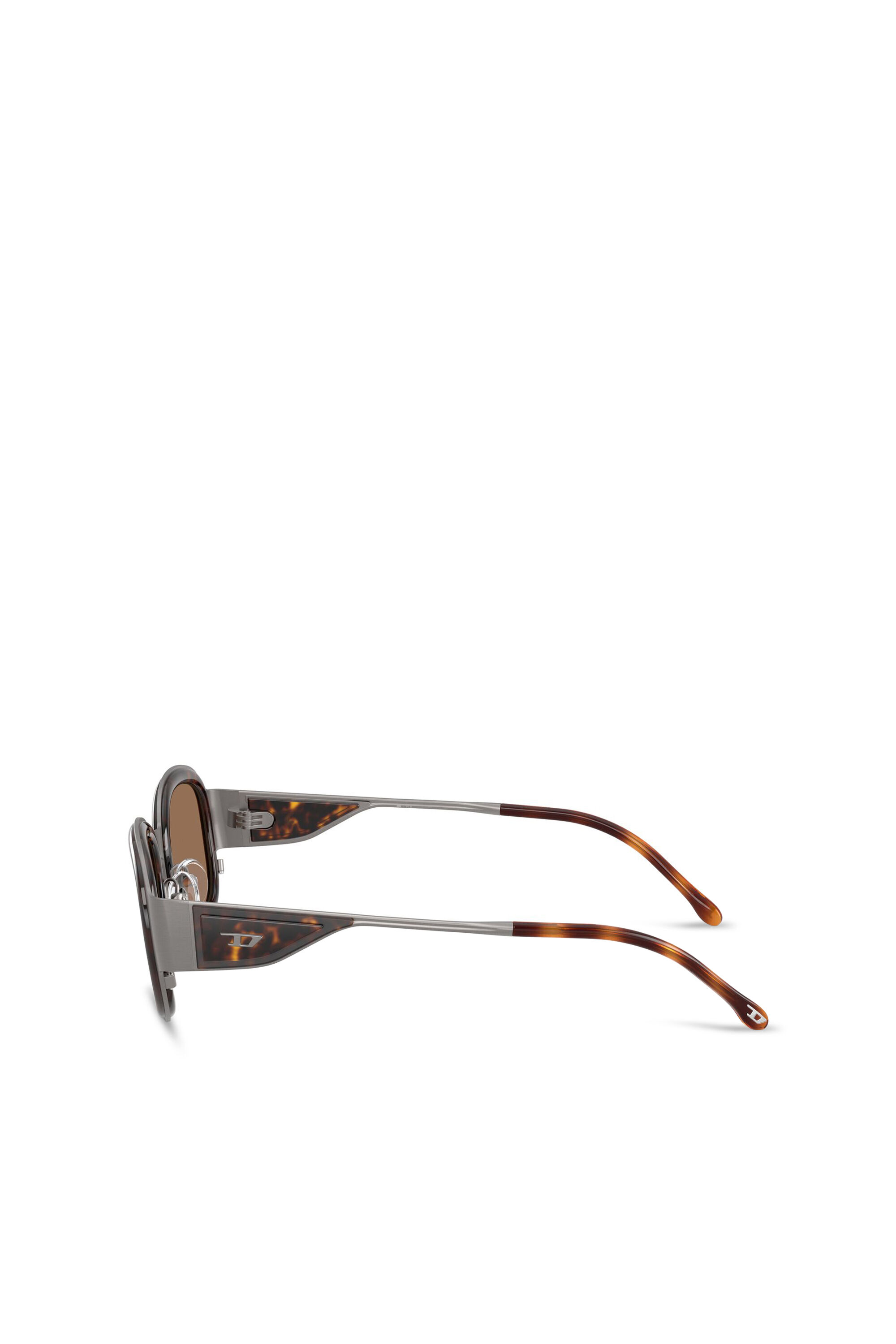 Diesel - 0DL1020, Unisex's Square sunglasses in Brown - 5