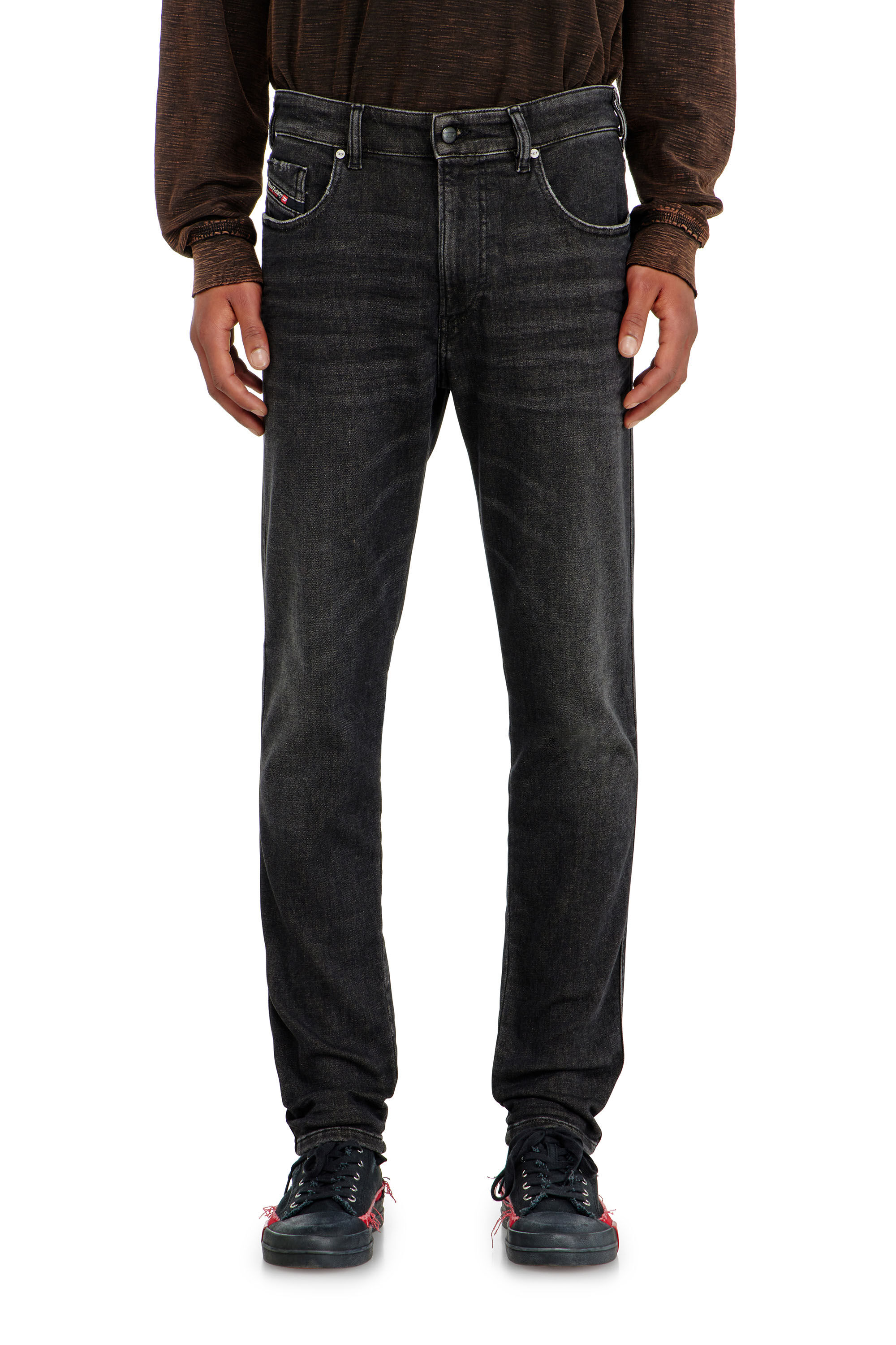 Diesel - Man's Slim 2062 D-Strukt Joggjeans&reg; 09P92, Black/Dark grey - 2