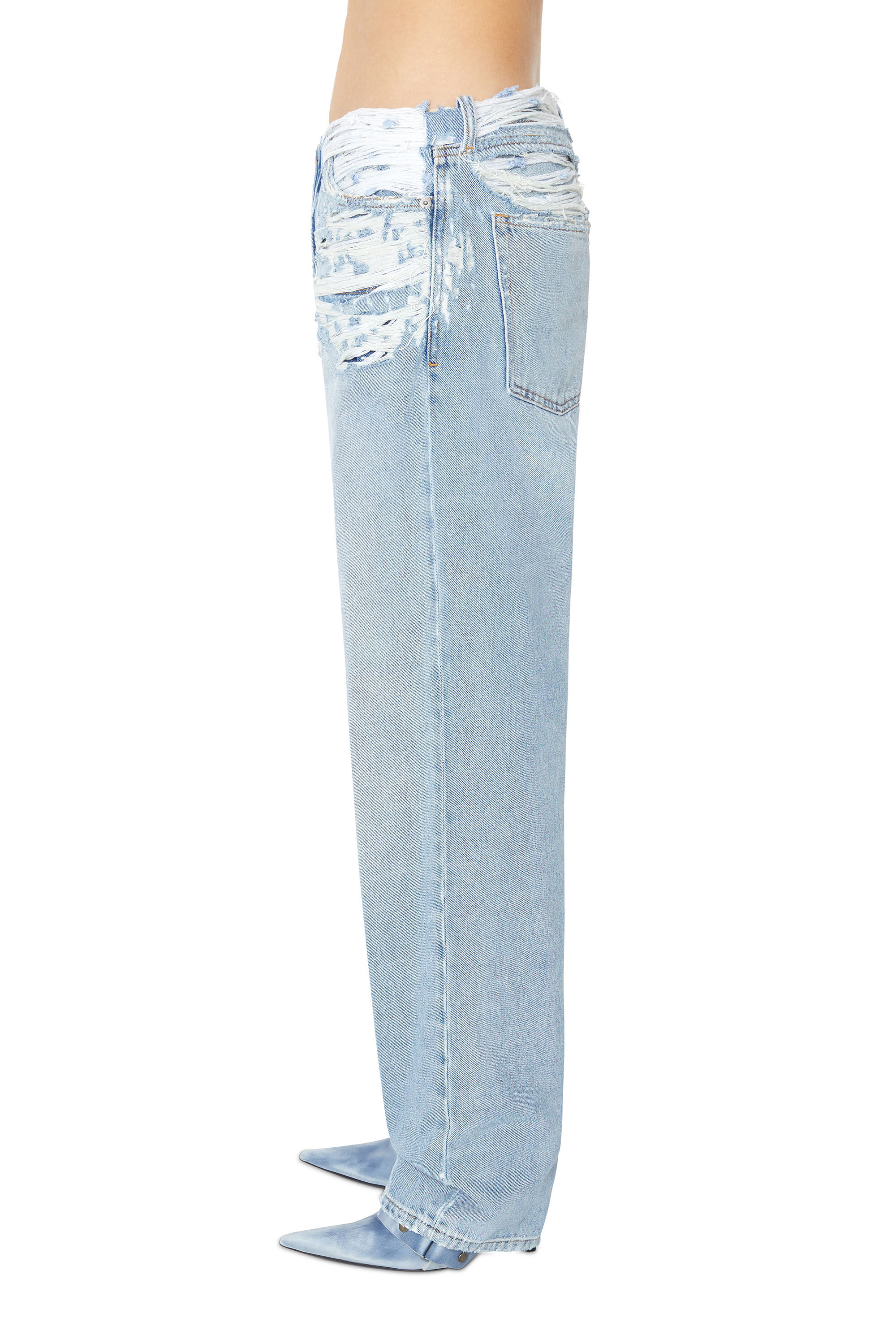 Diesel - D-Ark 007N7 Straight Jeans, Light Blue - Image 5