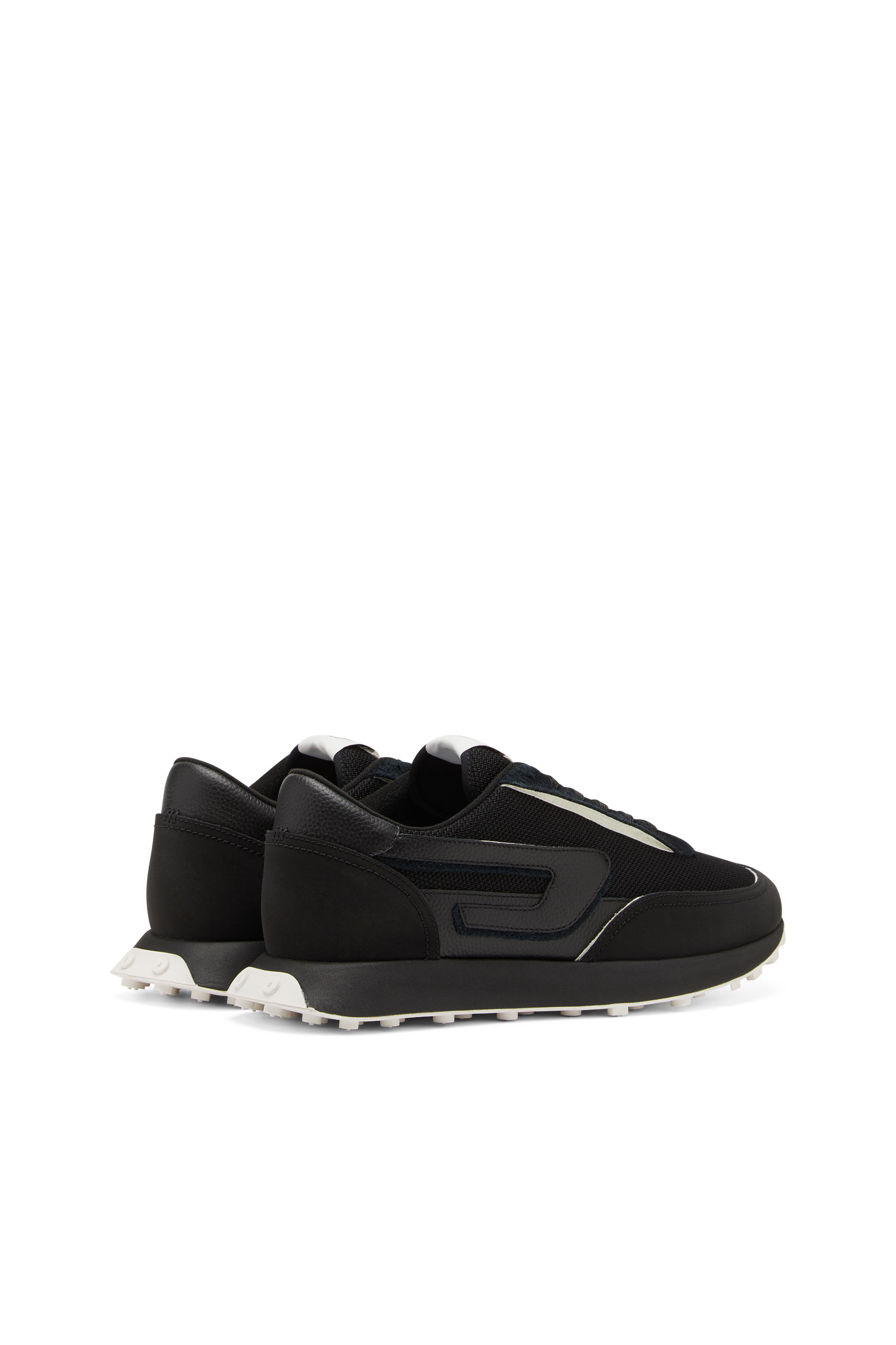 Diesel - S-RACER LC, Man's S-Racer Lc - Sneakers in mesh, suede and leather in Black - 3
