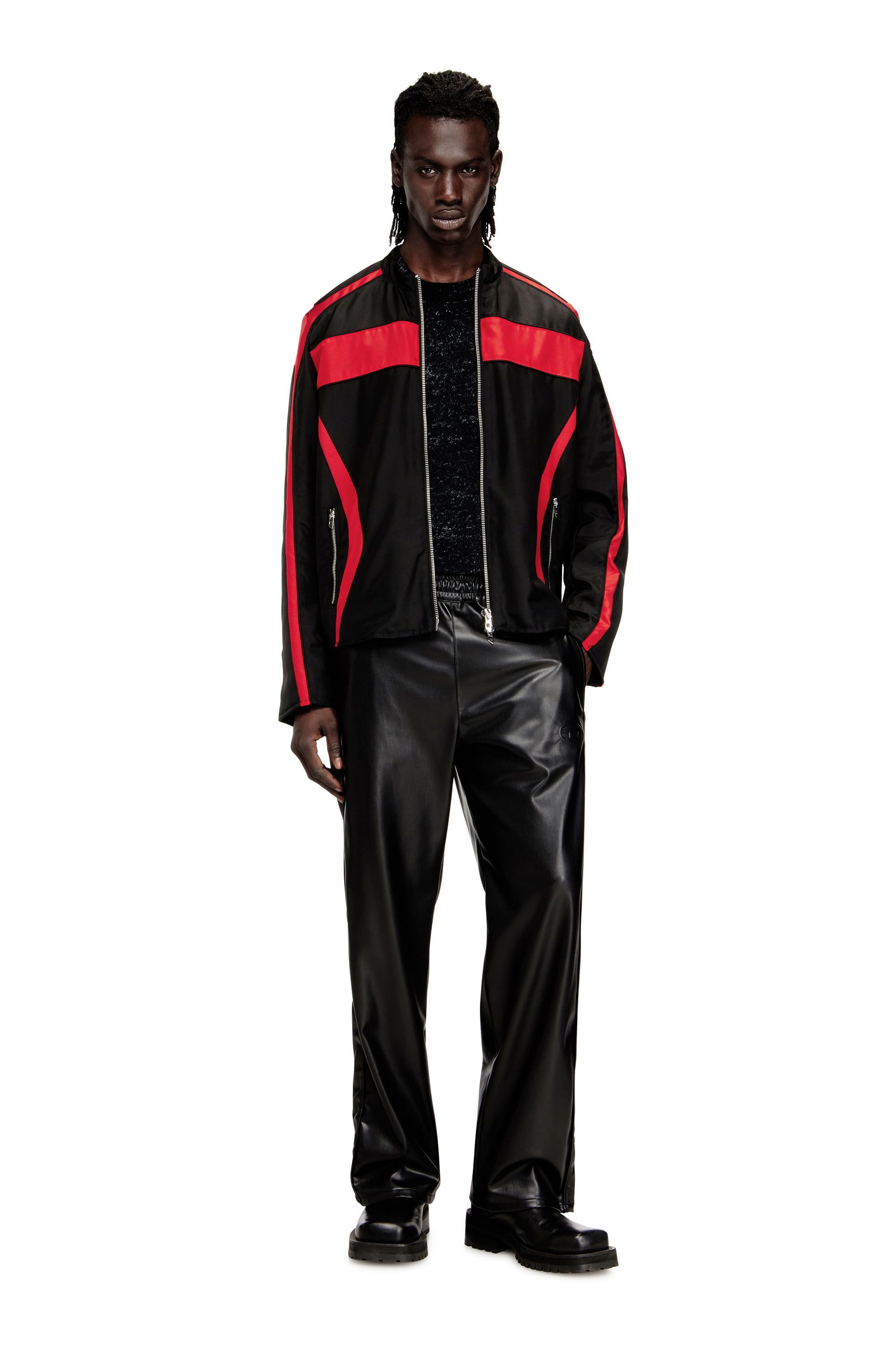 ジャケット・アウター Diesel Jacket J-Red Slim Fit Nylon Biker Diesel Jacket J-Red Slim Fit Nylon Biker - メルカリ