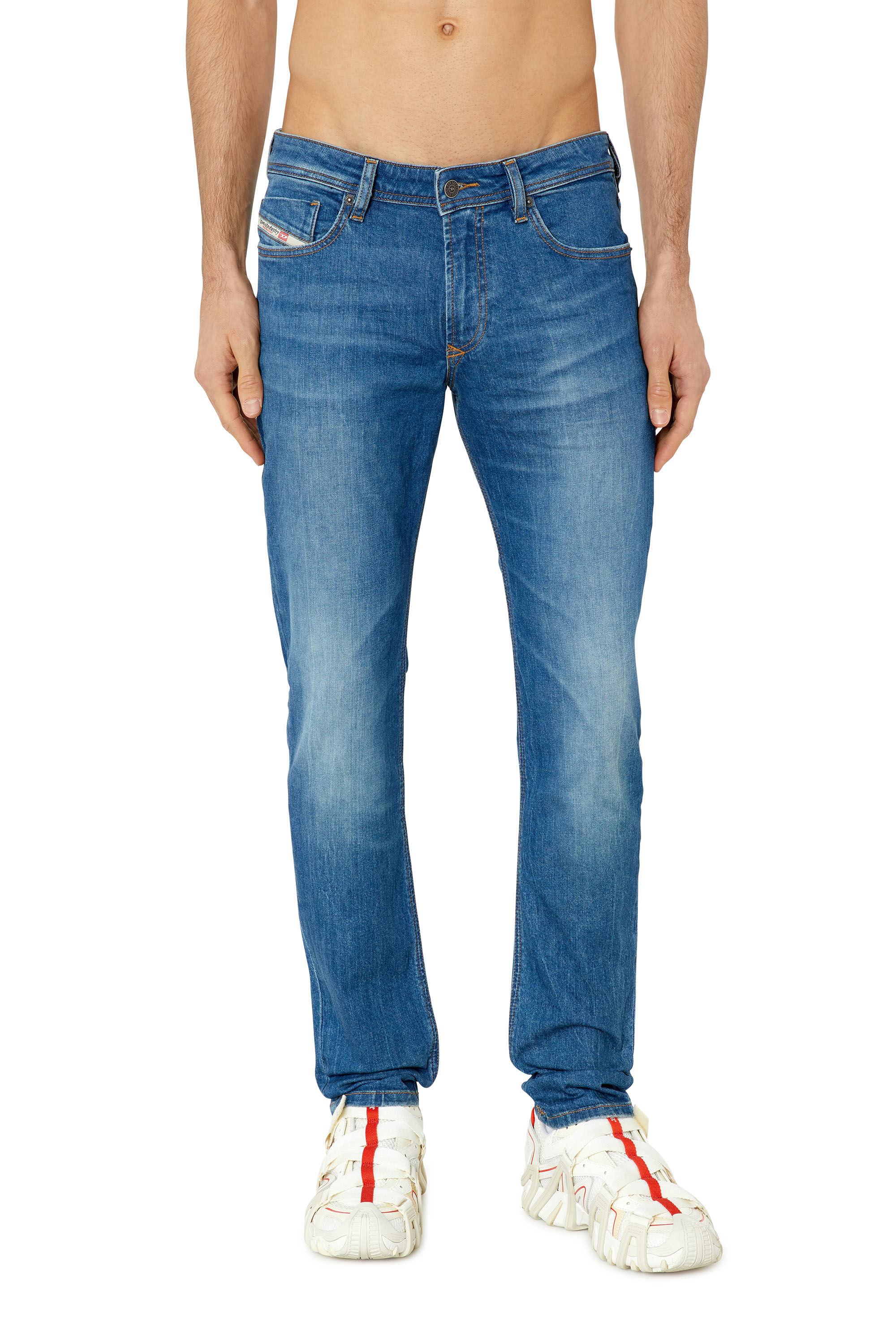 Diesel - 1979 Sleenker E09PK Skinny Jeans, Medium blue - Image 3