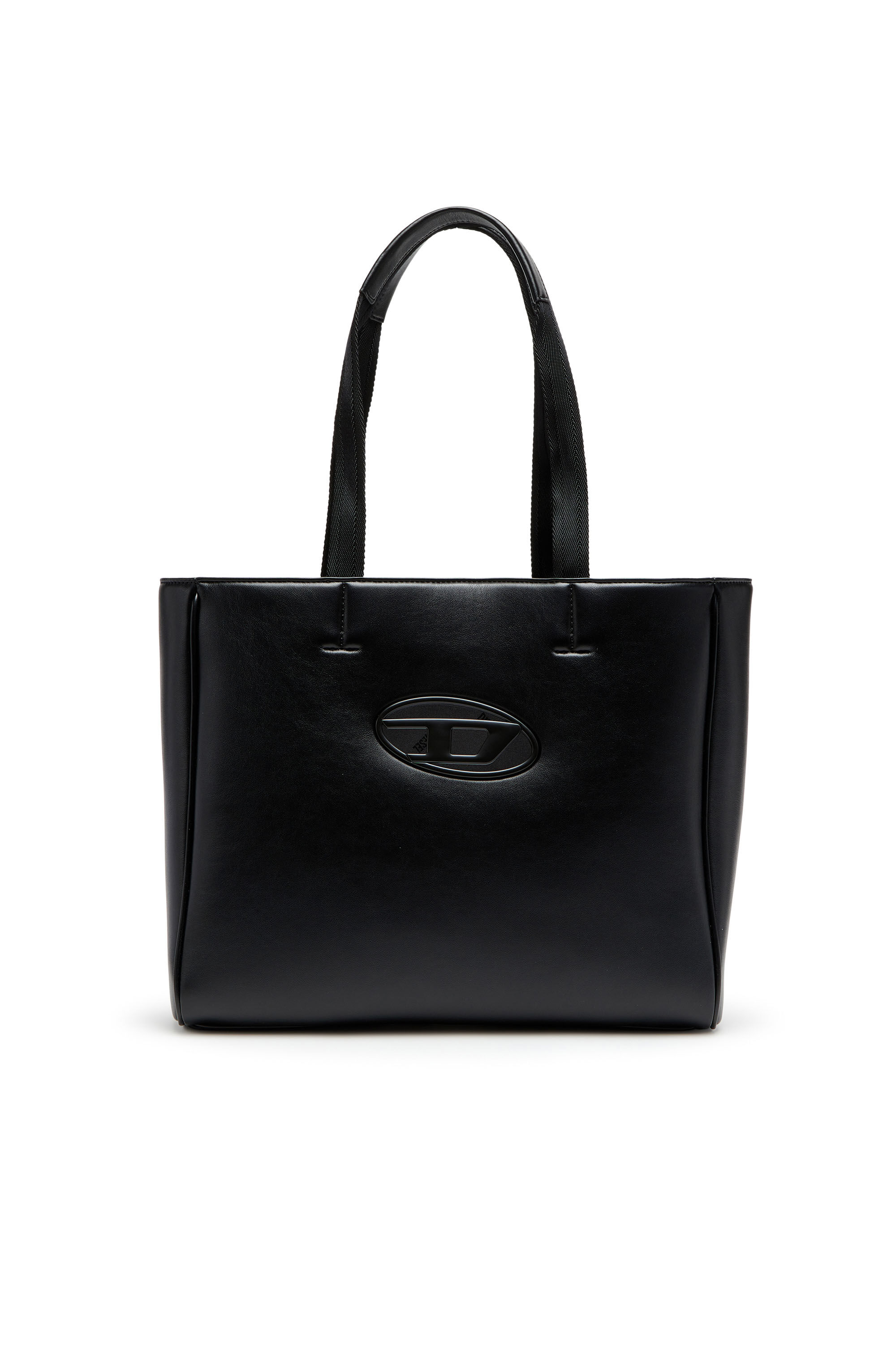 Women's Holi-D-Square shopper in bonded neoprene | Black | Diesel