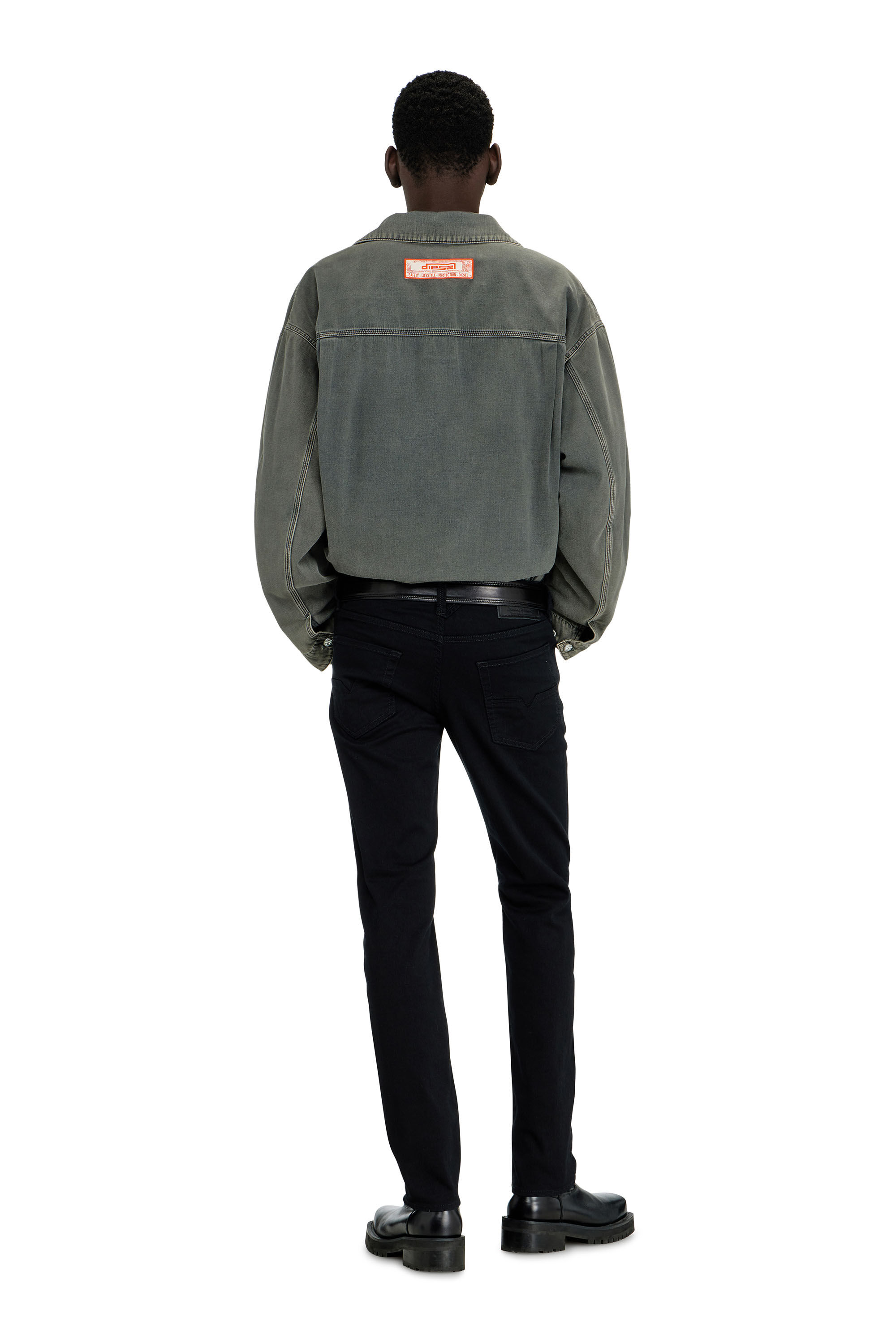 Diesel - Man's Regular Jeans 1986 Larkee-Beex 0688H, Black/Dark grey - 3