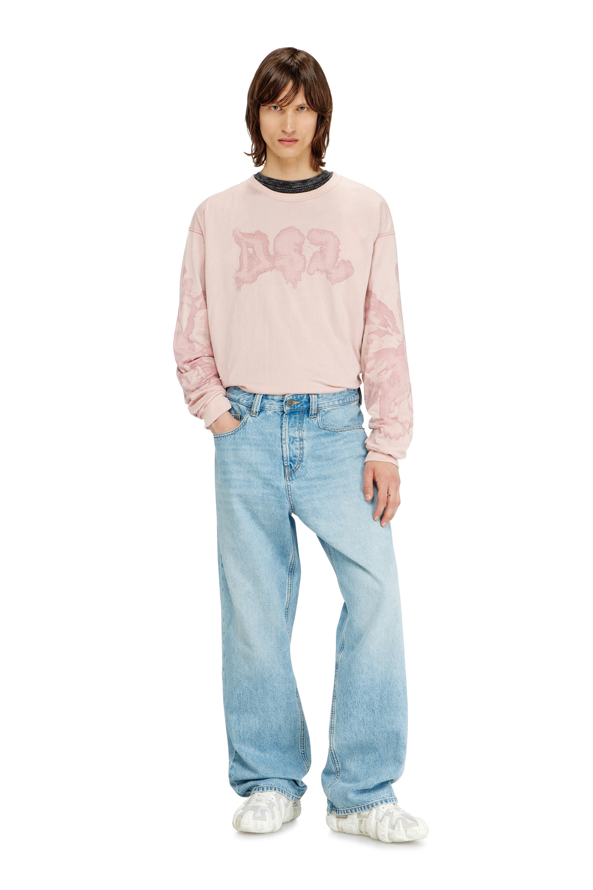 ルーシー Men's Relaxed Jeans | Light Blue | Diesel 2001 D-Macro