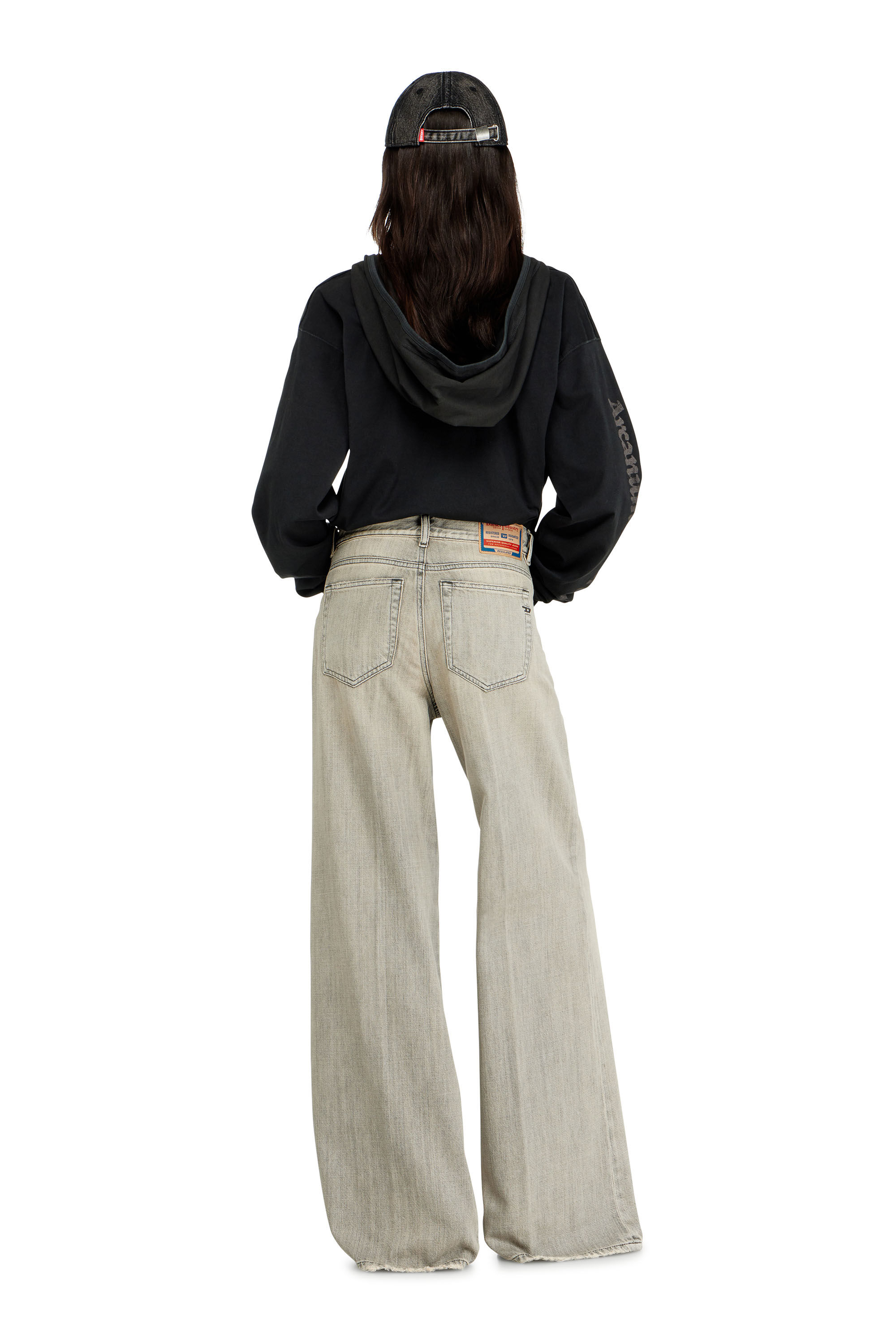 Diesel - Woman's Flare Jeans 1978 D-Akemi 068RU, Grey - 3