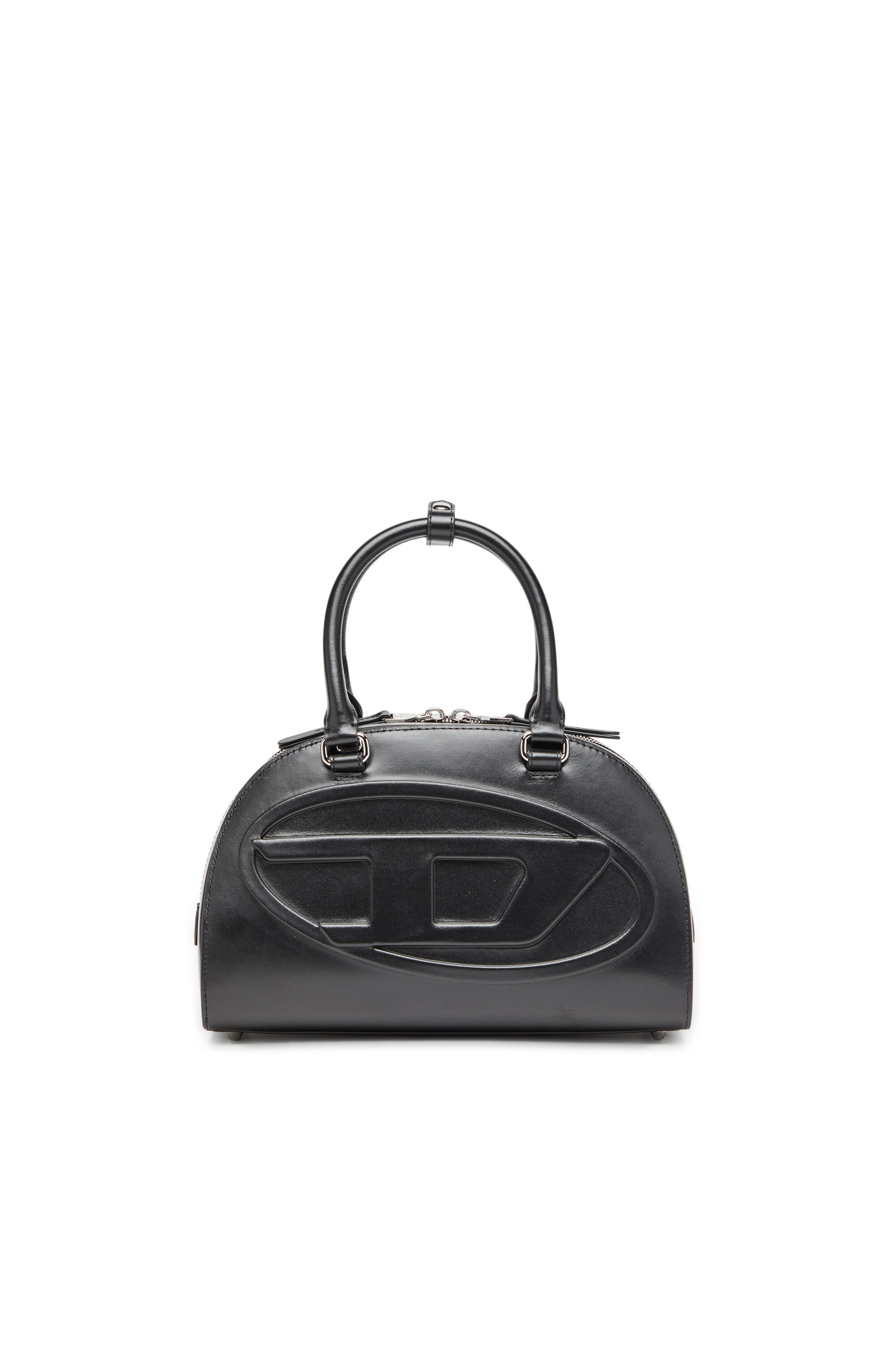 Women's 1DR Dome-Leather bowling bag | Black | Diesel