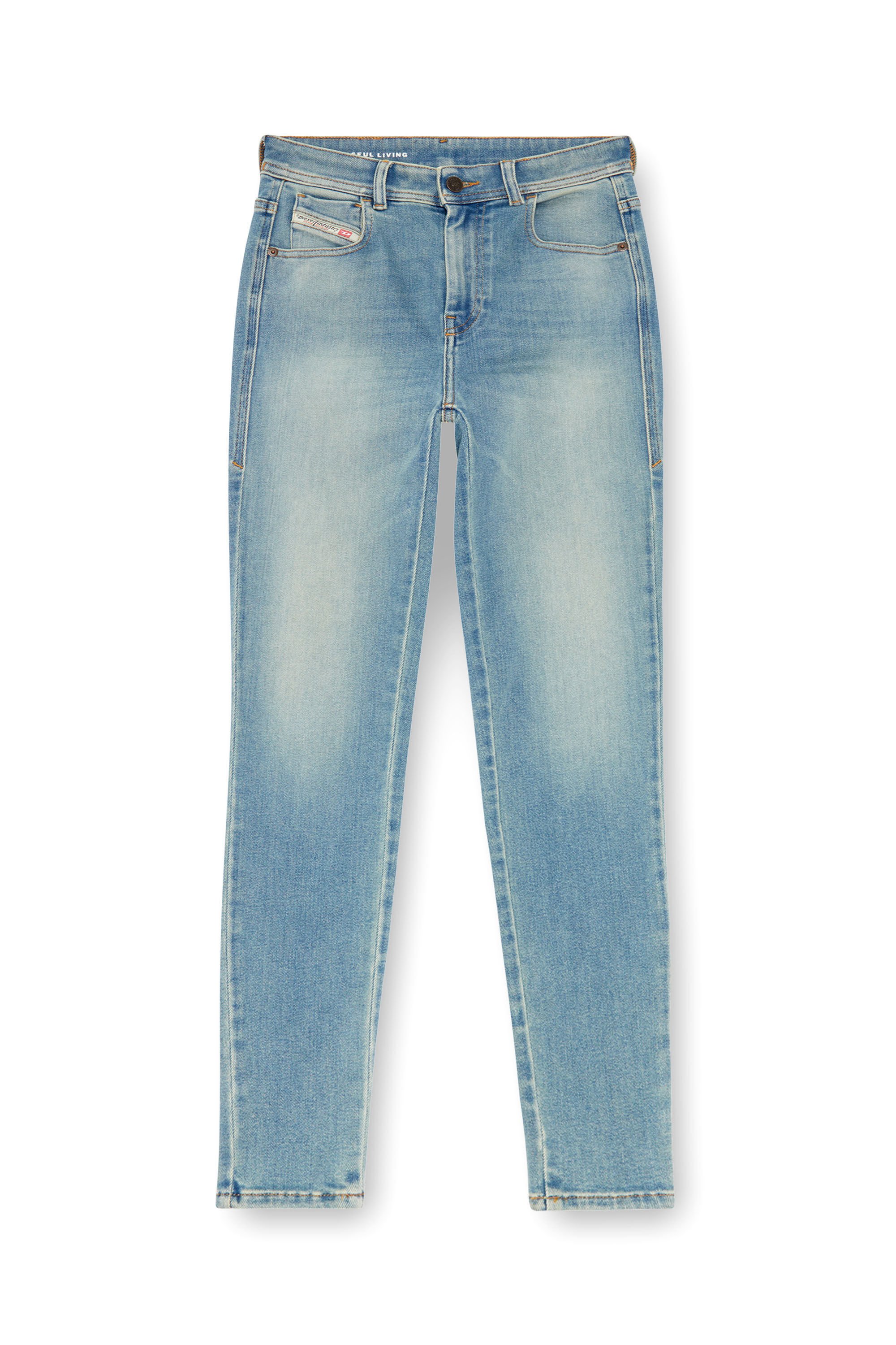 Diesel - Woman Super skinny Jeans 1984 Slandy-High 09J09, Light Blue - Image 2