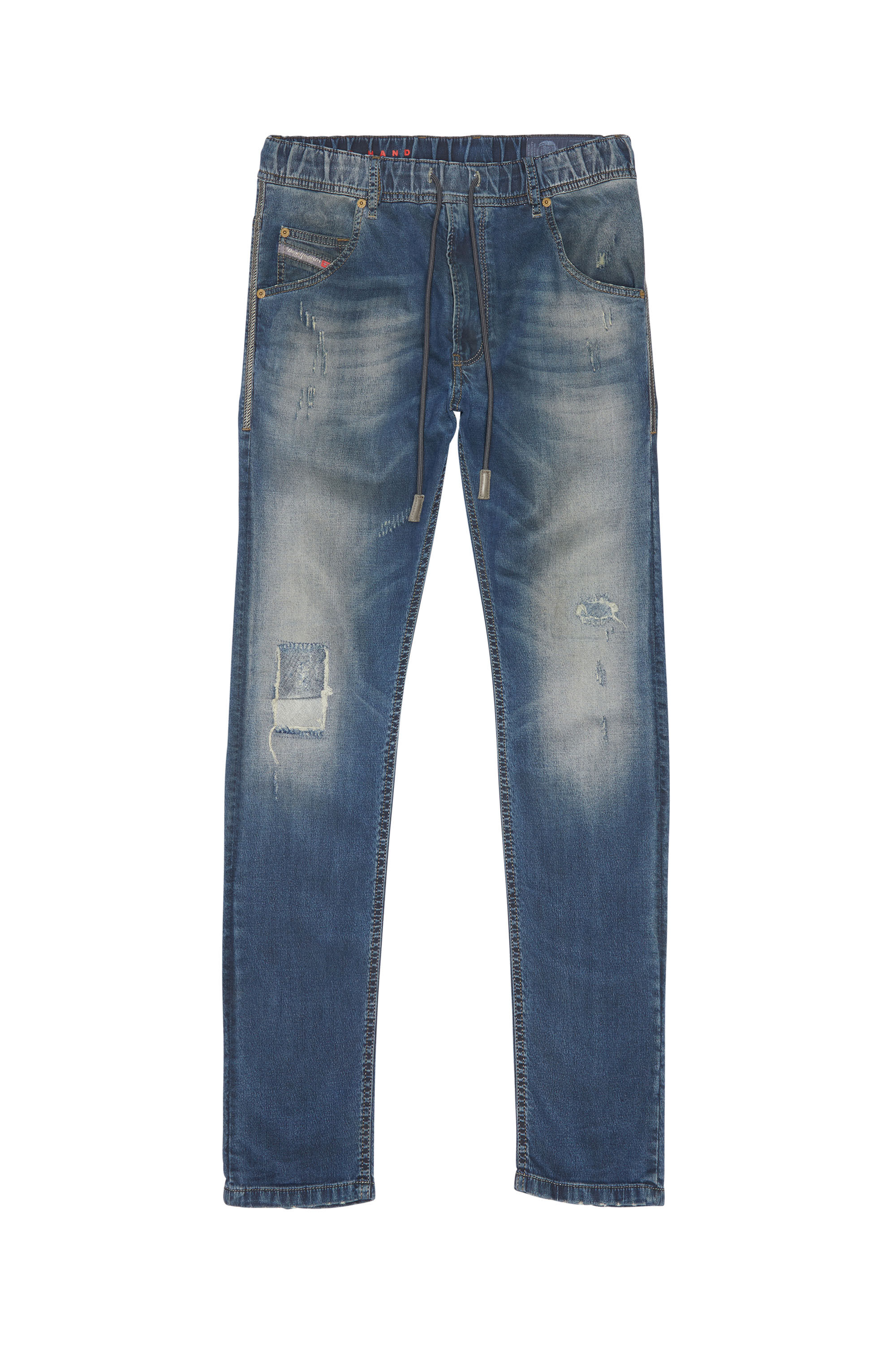 Diesel - KROOLEY JoggJeans®, Man's Diesel Man - Jeans Medium blue in Dark Blue - 1