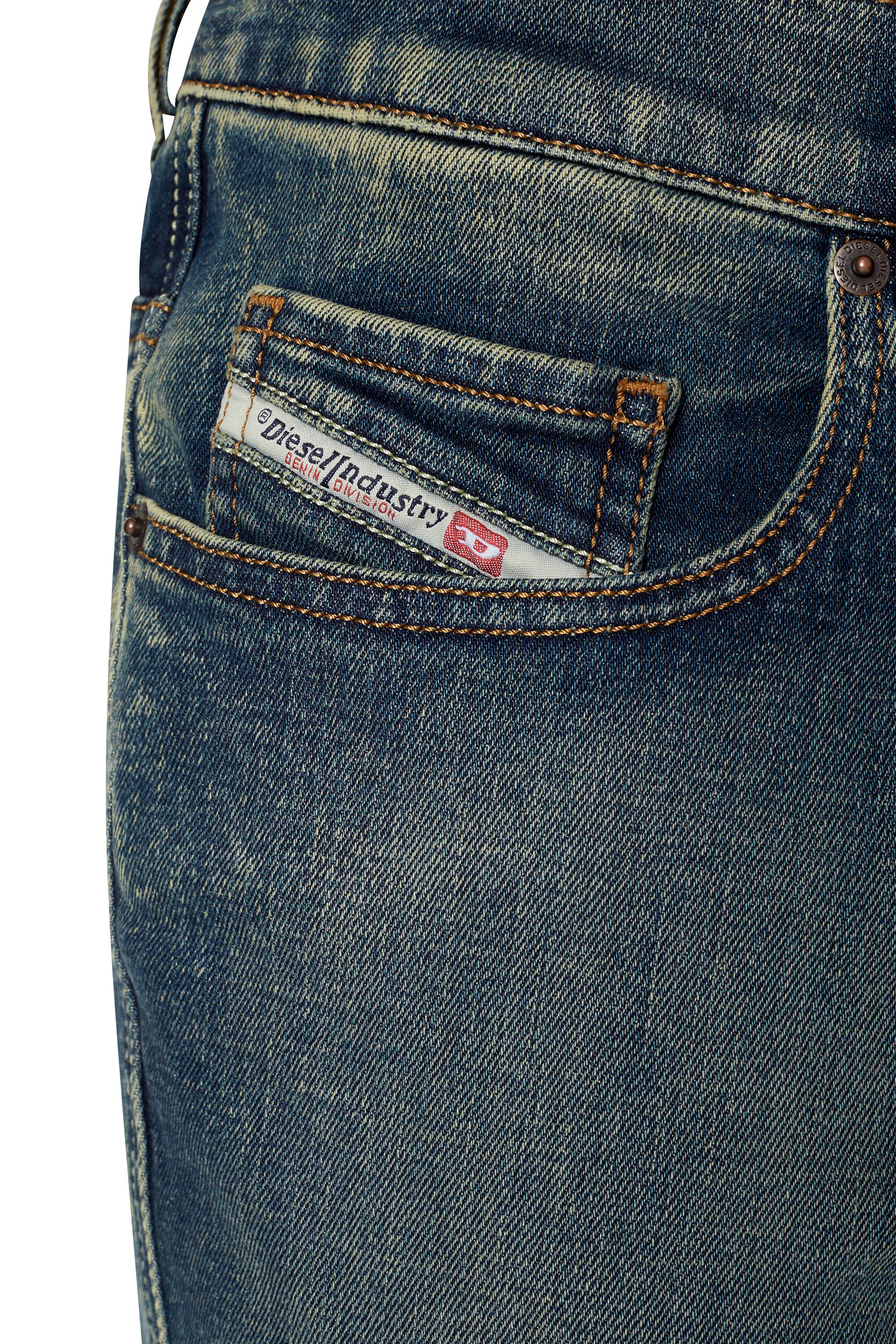 Diesel - Bootcut Jeans 2021 D-Vocs 09B91, Man's Bootcut Jeans - 2021 D-Vocs in Dark Blue - 6