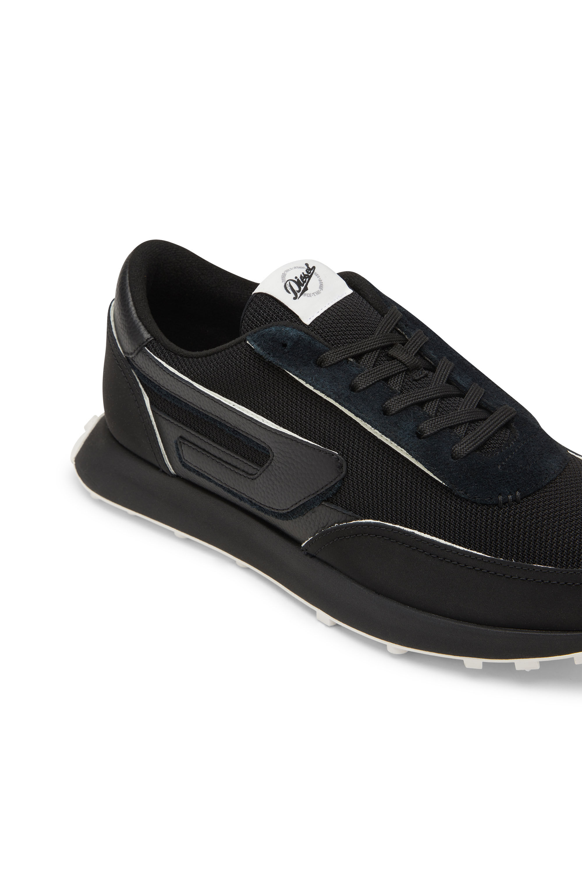 Diesel - S-RACER LC, Man's S-Racer Lc - Sneakers in mesh, suede and leather in Black - 6