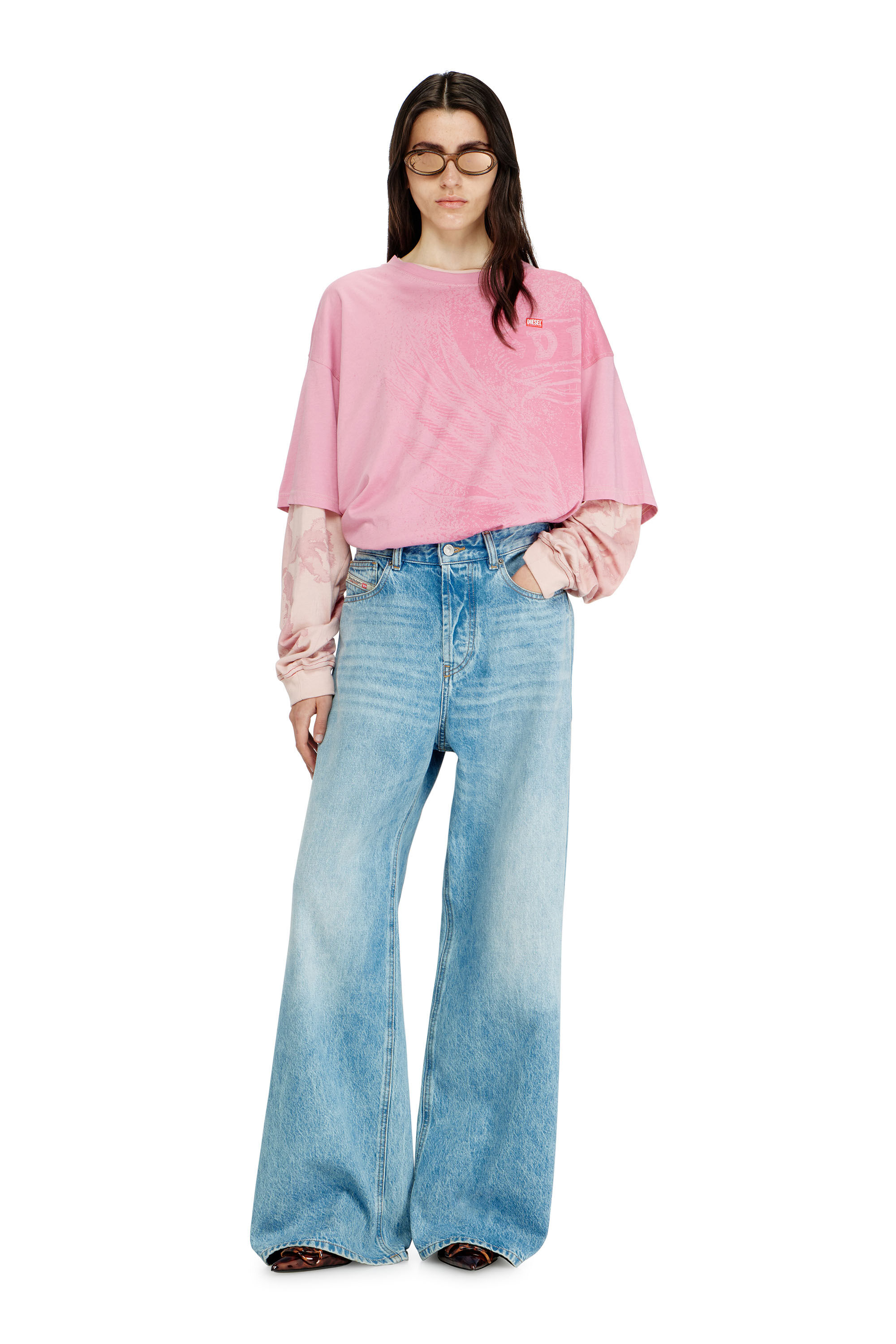 Women's Relaxed Jeans | Light blue | Diesel 1996 D-Sire