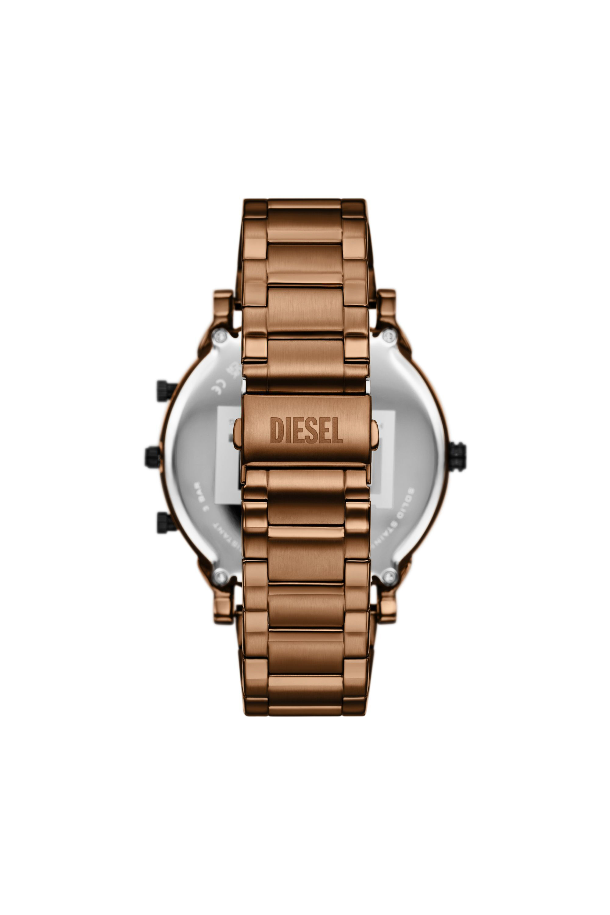 Men's Mr. Daddy slim brown Stainless steel watch | Brown | Diesel