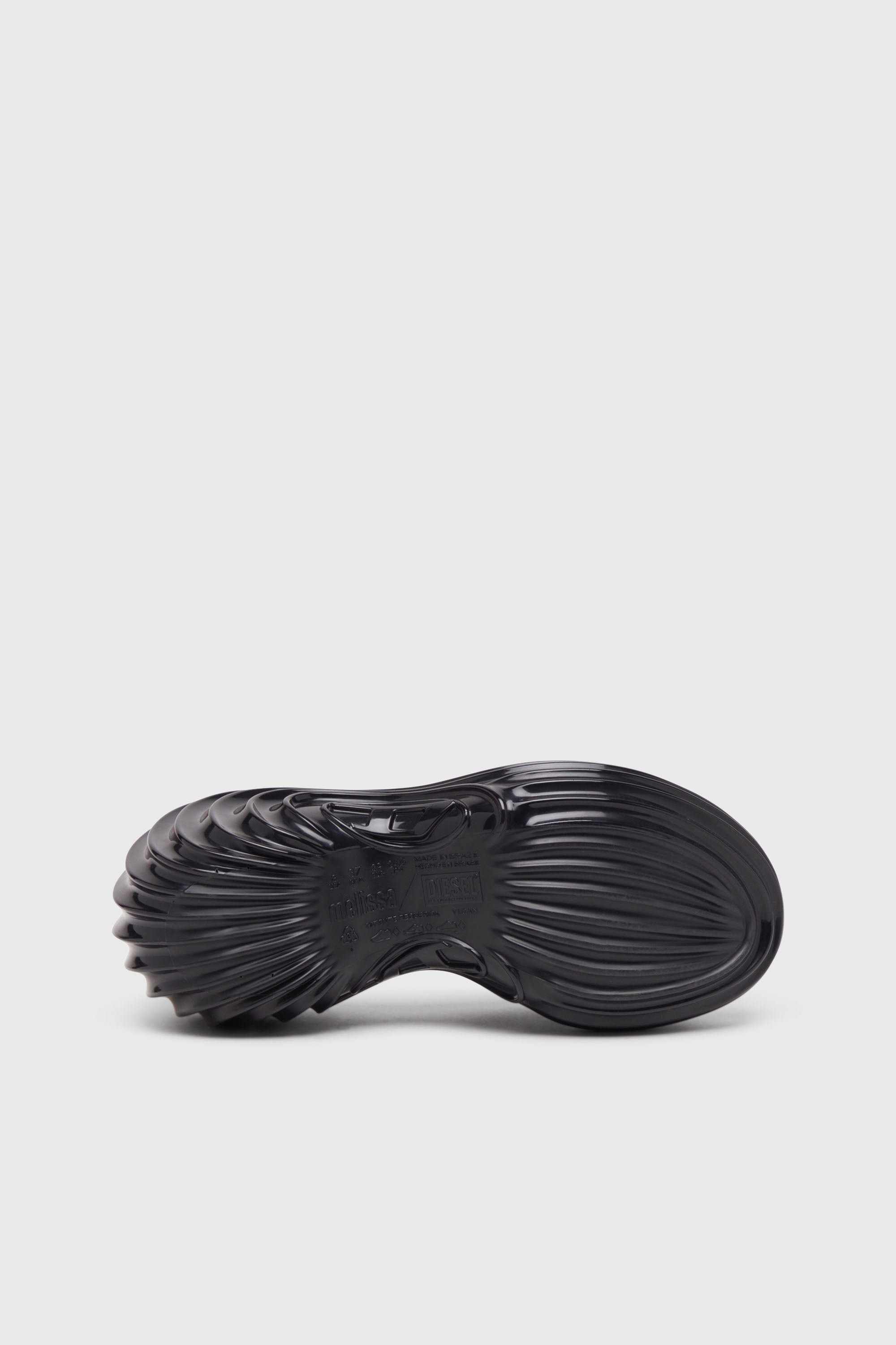Women's Platform mule in Melflex® | Black | Diesel {{Country}}