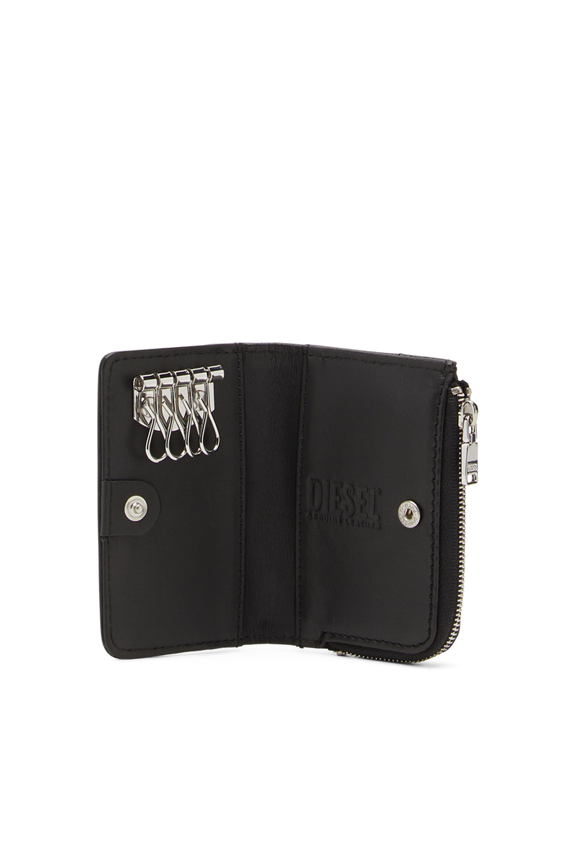 【DIESEL】ディーゼル L-Zip Key キーケース 人気 L-ZIP KEY Man: Key case in grained leather | Diesel