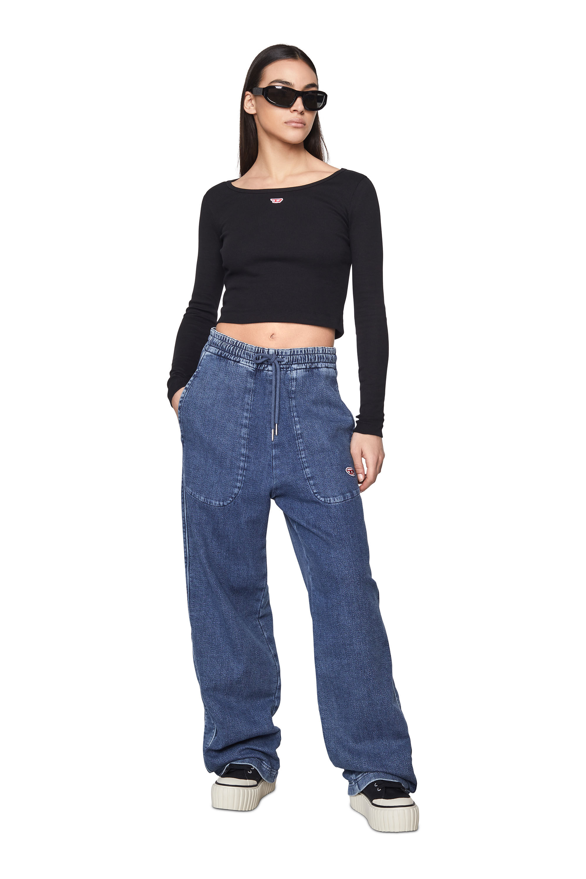 Diesel - S-HANAMI LOW W, Black - Image 8