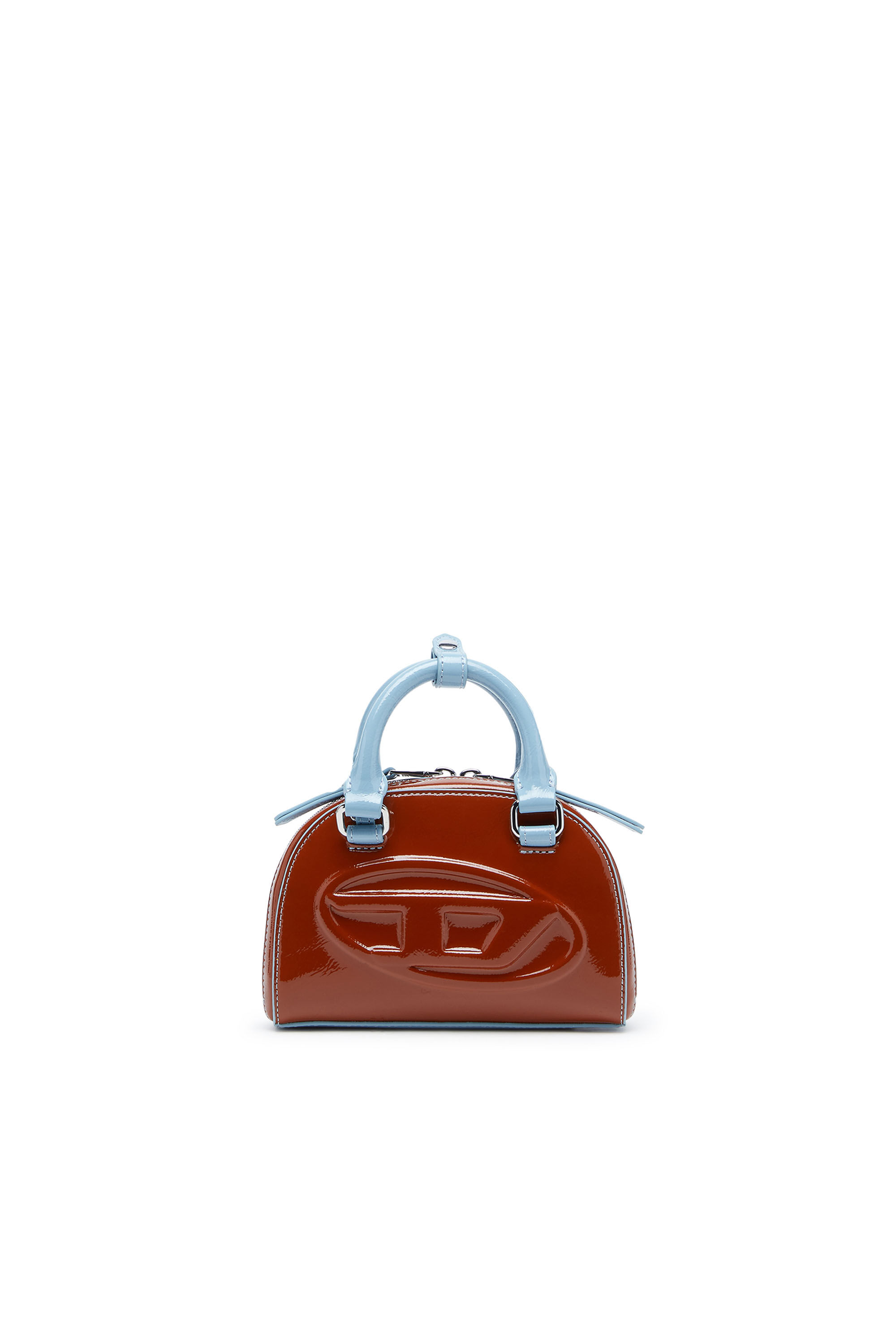 Women's 1DR Dome-Slim bowling bag with naplak effect | Brown