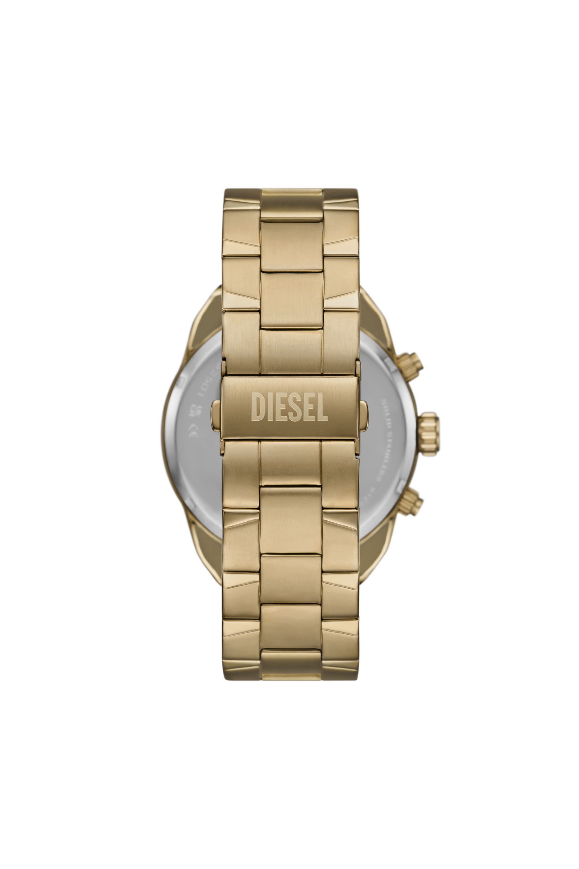 Men's Diesel Spiked Chronograph Gold-Tone Stainless Steel Watch