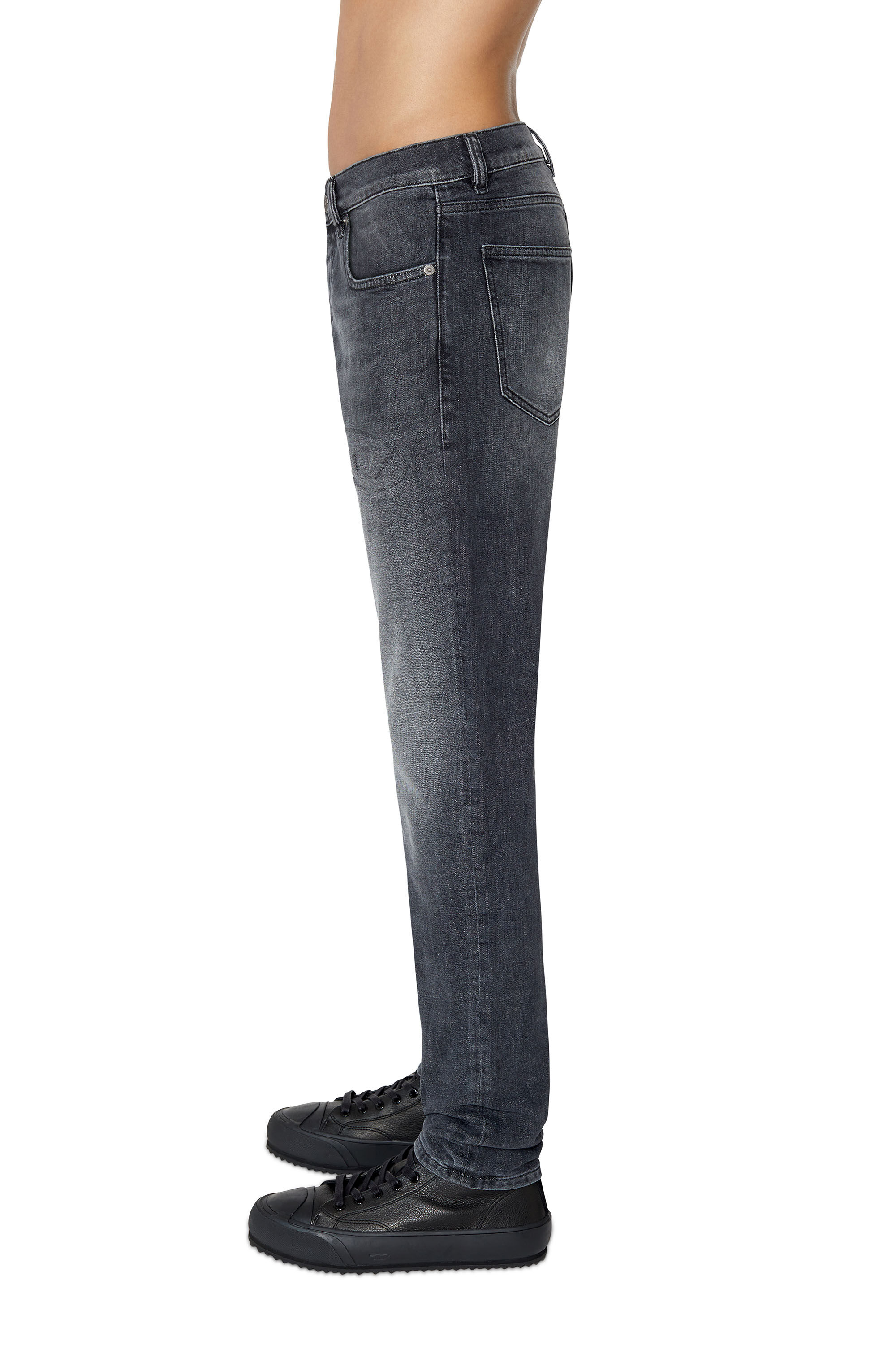 Diesel - 2019 D-STRUKT 09E35 Slim Jeans, Black/Dark grey - Image 5