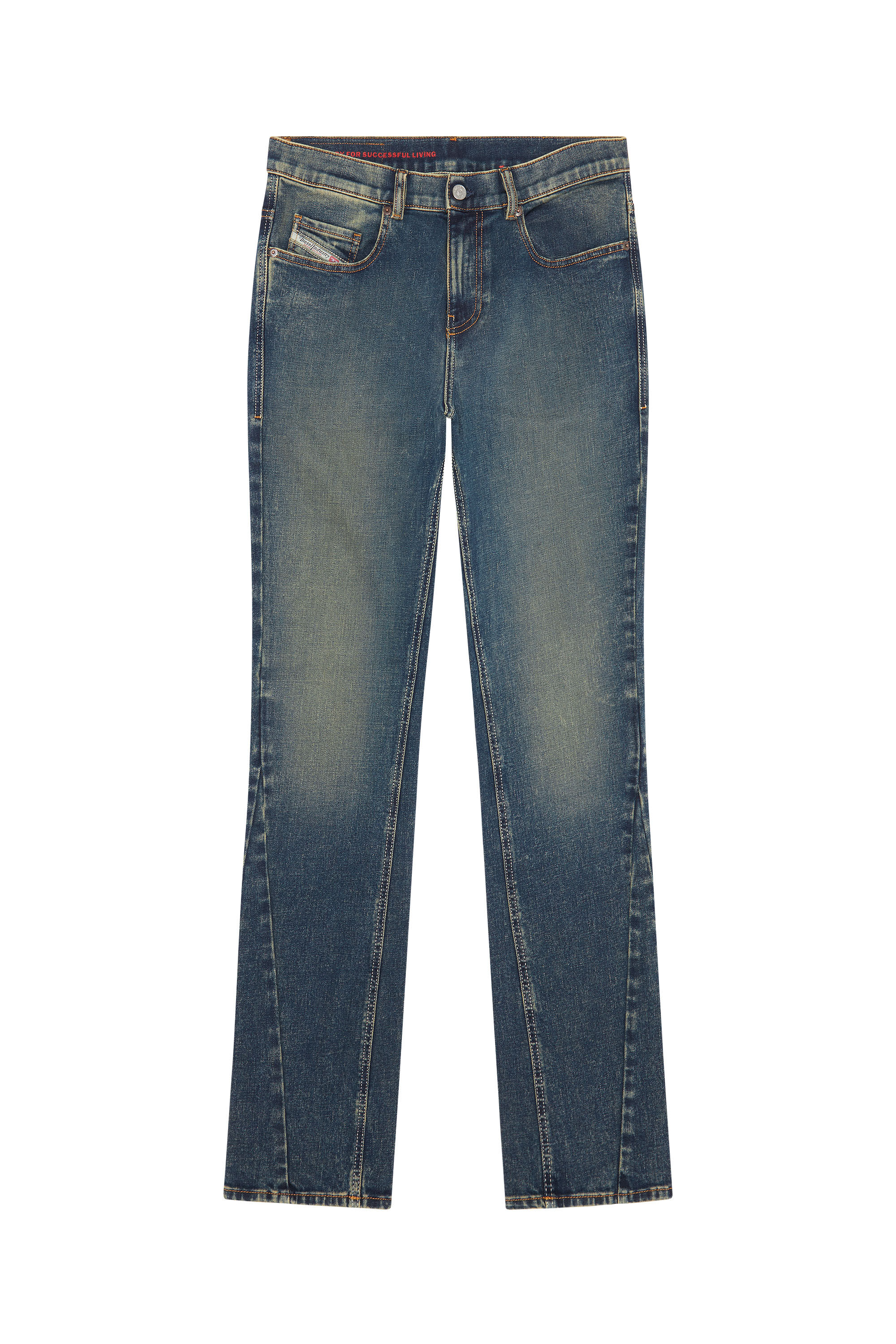 Diesel - Bootcut Jeans 2021 D-Vocs 09B91, Man's Bootcut Jeans - 2021 D-Vocs in Dark Blue - 2